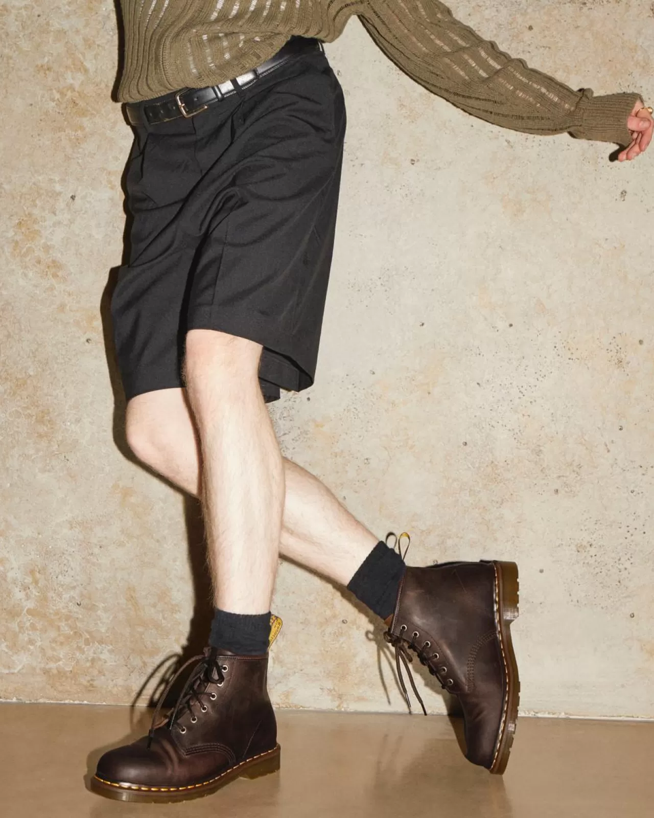 Originals | Ankle Boots^Dr. Martens 101 Crazy Horse Leather Ankle Boots Dark Brown — Crazy Horse