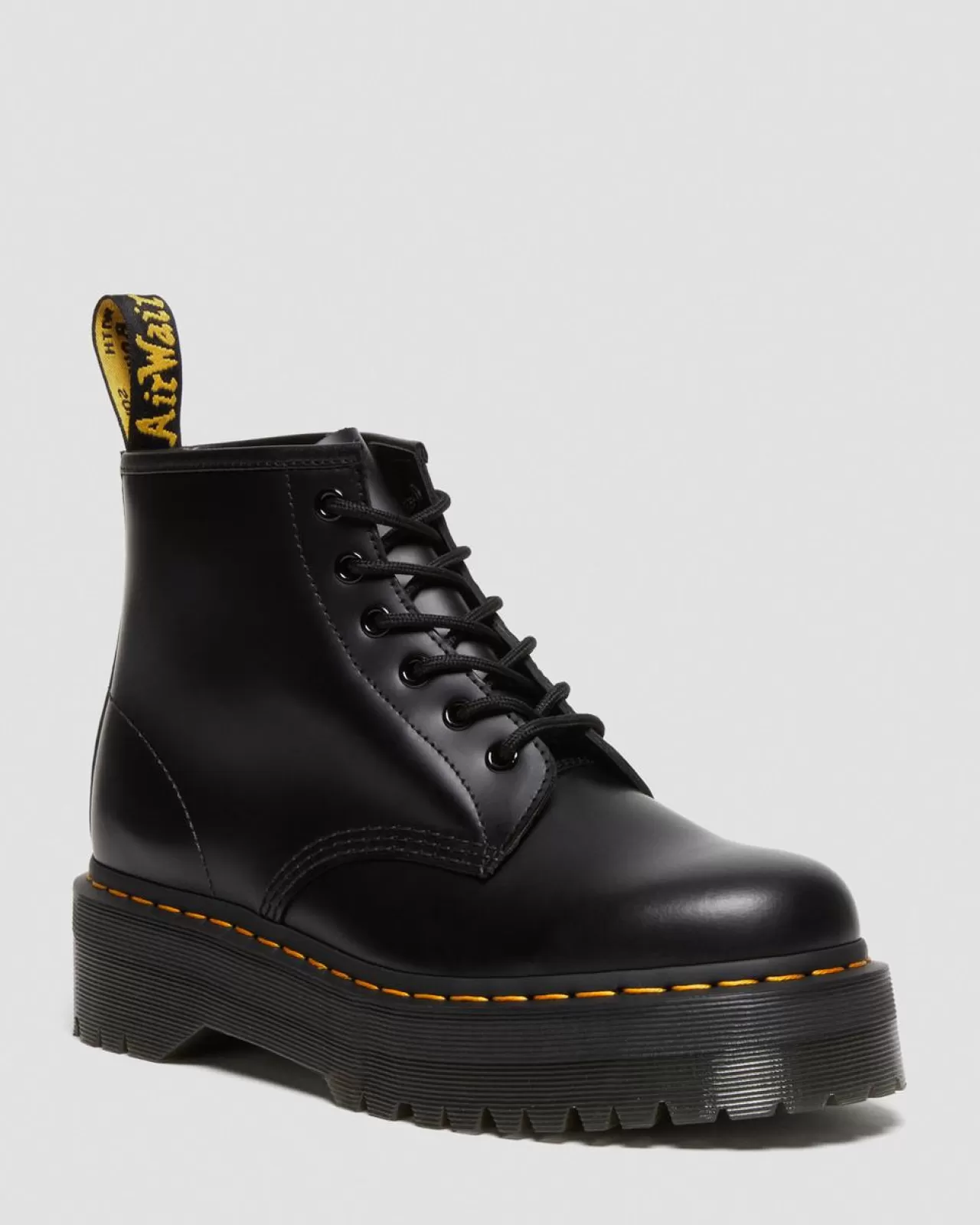 Sale | Originals^Dr. Martens 101 Smooth Leather Platform Ankle Boots Black — Smooth Leather