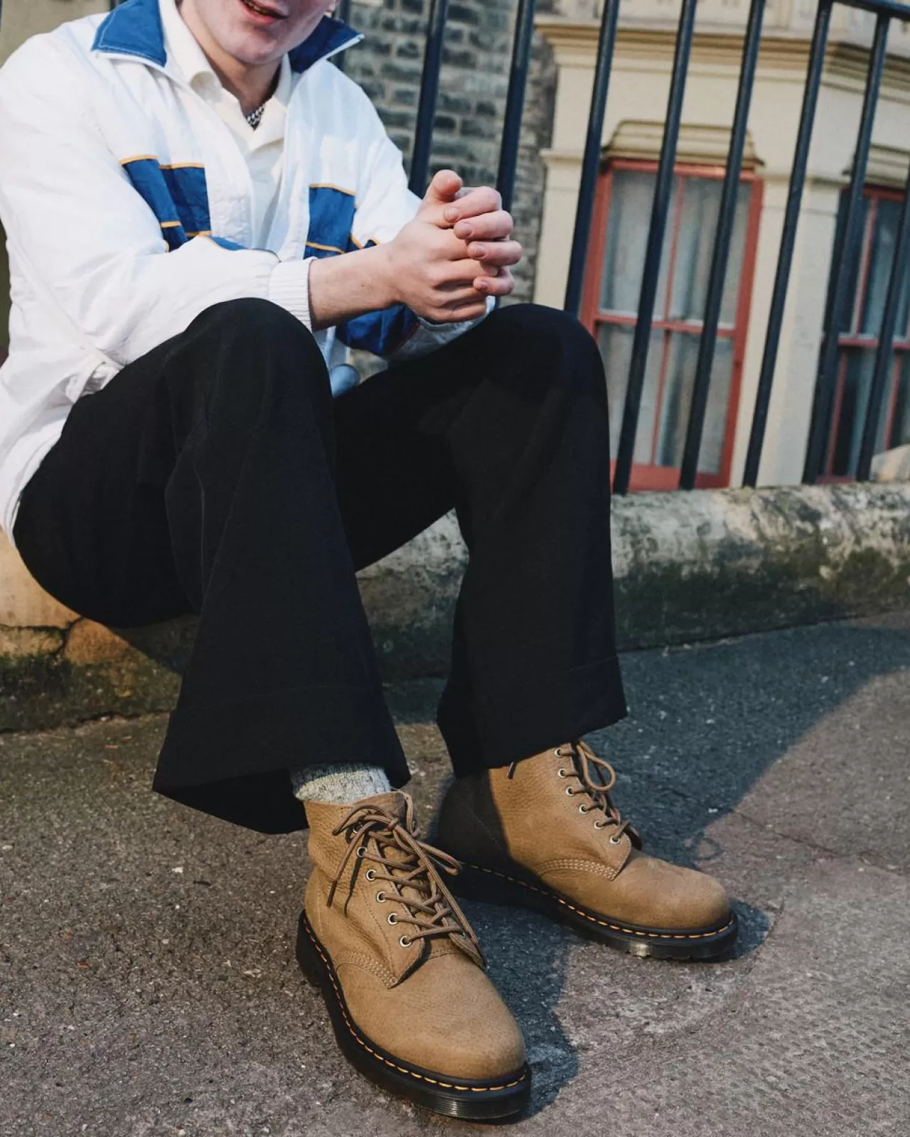 Originals | Ankle Boots^Dr. Martens 101 Tumbled Nubuck Leather Ankle Boots Savannah Tan — Tumbled Nubuck