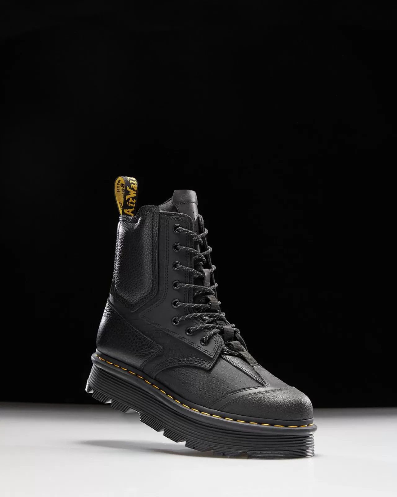 Originals | Platform Boots^Dr. Martens 1460 Beta Zebzag Platform Boots Black — Lunar+Sorento+Hub Ripstop