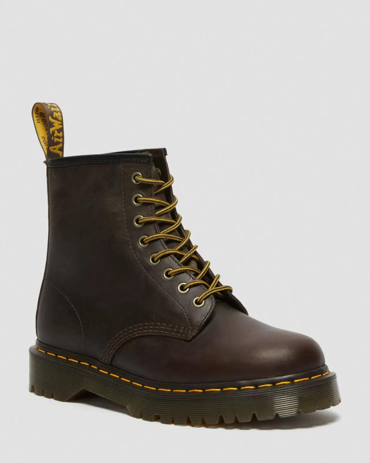 Originals | Platform Boots^Dr. Martens 1460 Bex Crazy Horse Leather Lace Up Boots Dark Brown — Crazy Horse