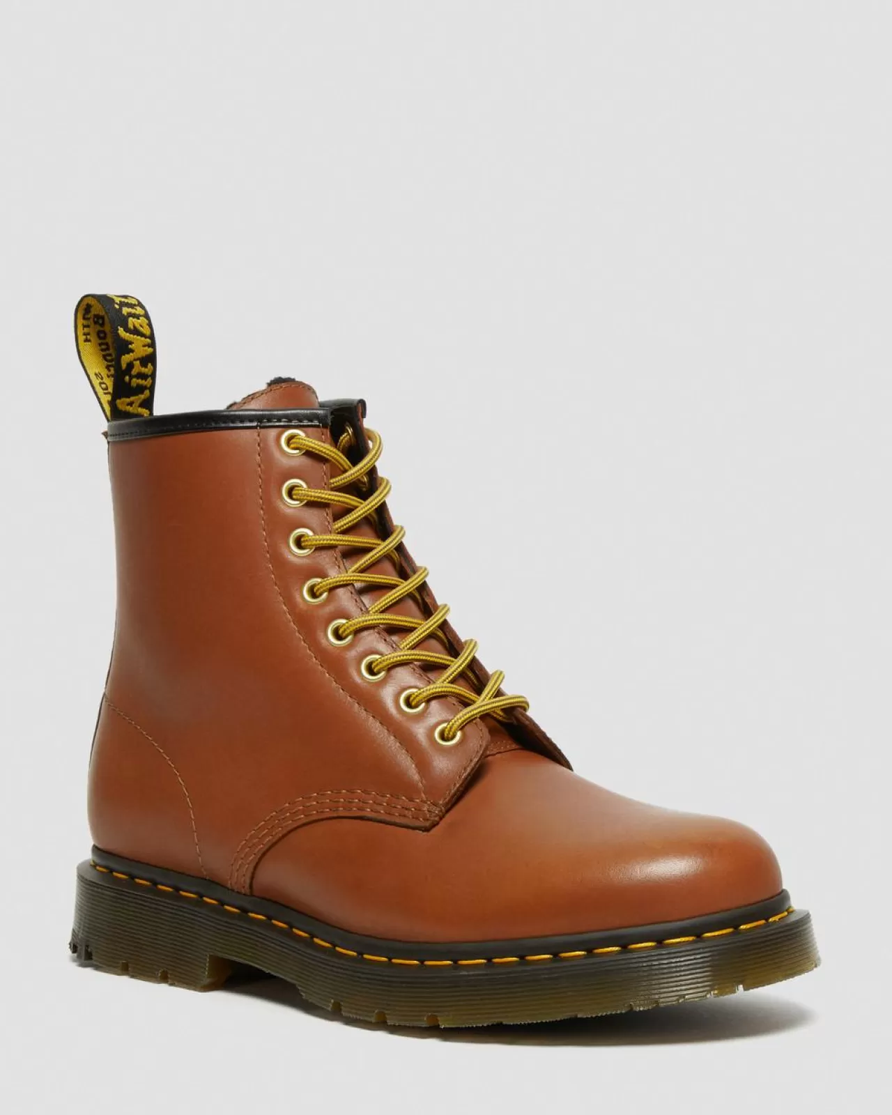 Originals | Winter Boots^Dr. Martens 1460 DM's Wintergrip Leather Lace Up Boots Tan — Blizzard Wp