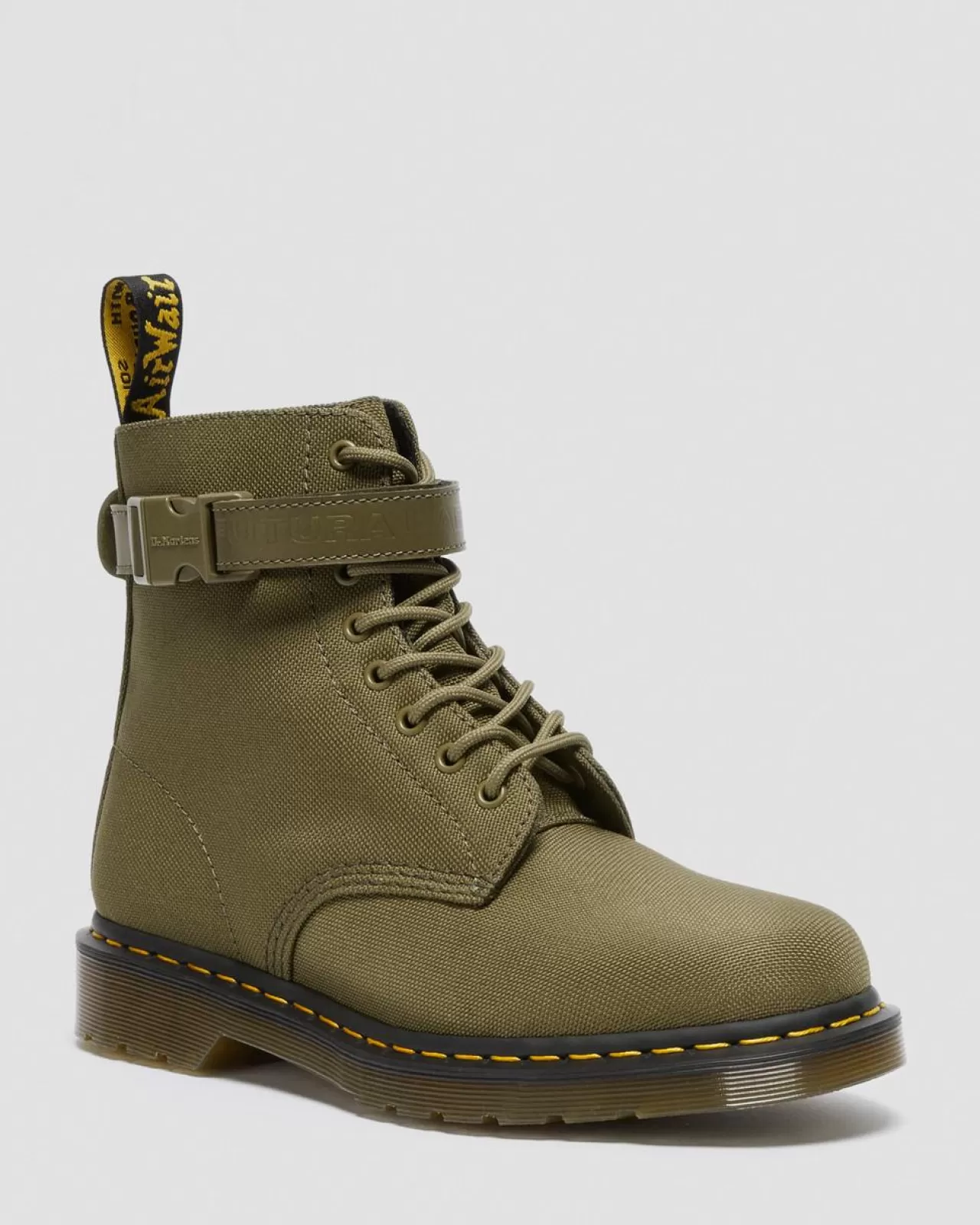 Sale | Originals^Dr. Martens 1460 Futura Olive Strap Lace Up Boots Olive — Extra Tough Nylon