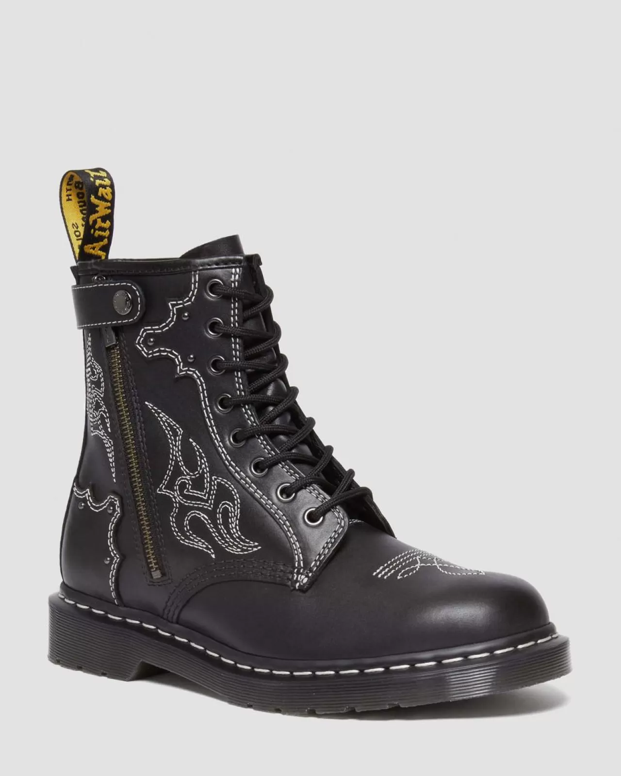 Originals | Ankle Boots^Dr. Martens 1460 Gothic Americana Leather Lace Up Boots Black — Wanama