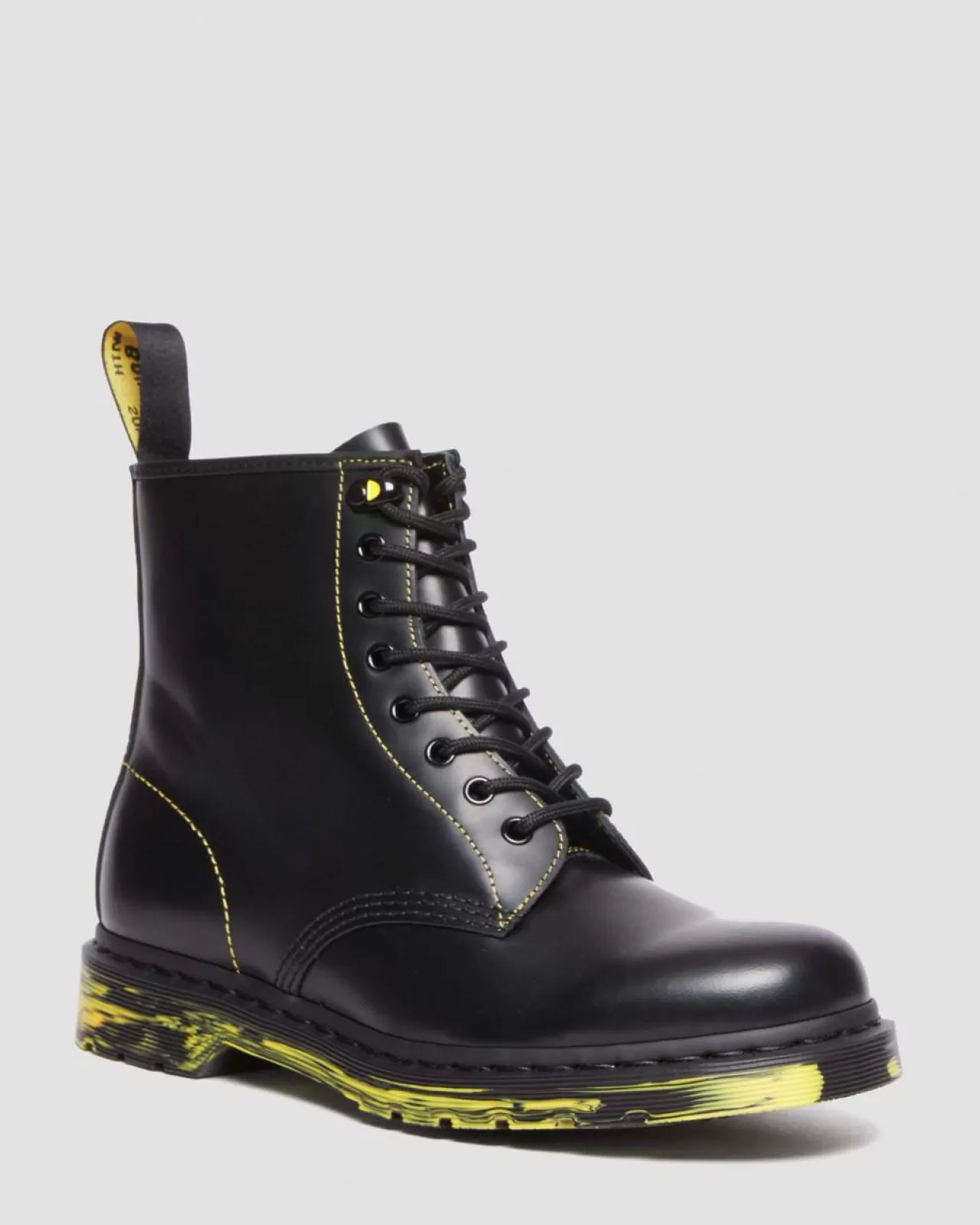 Sale | Originals^Dr. Martens 1460 Marbled Sole Smooth Leather Lace Up Boots Black — Smooth Leather