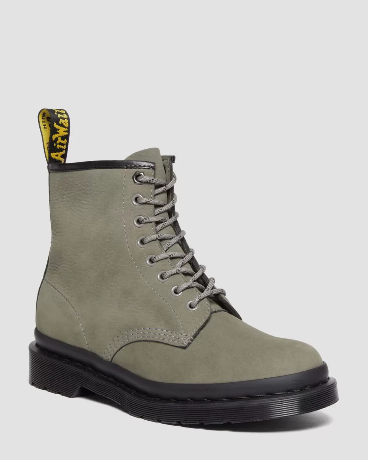 Sale | Originals^Dr. Martens 1460 Milled Nubuck Leather Lace Up Boots NICKEL GREY — Milled Nubuck Wp