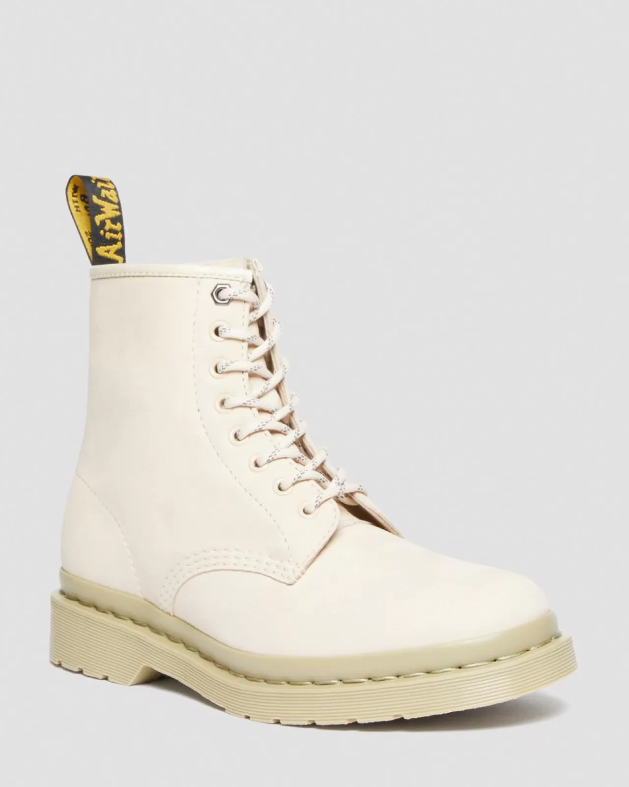 Sale | Originals^Dr. Martens 1460 Mono Milled Nubuck Leather Lace Up Boots Parchment Beige — Milled Nubuck Wp