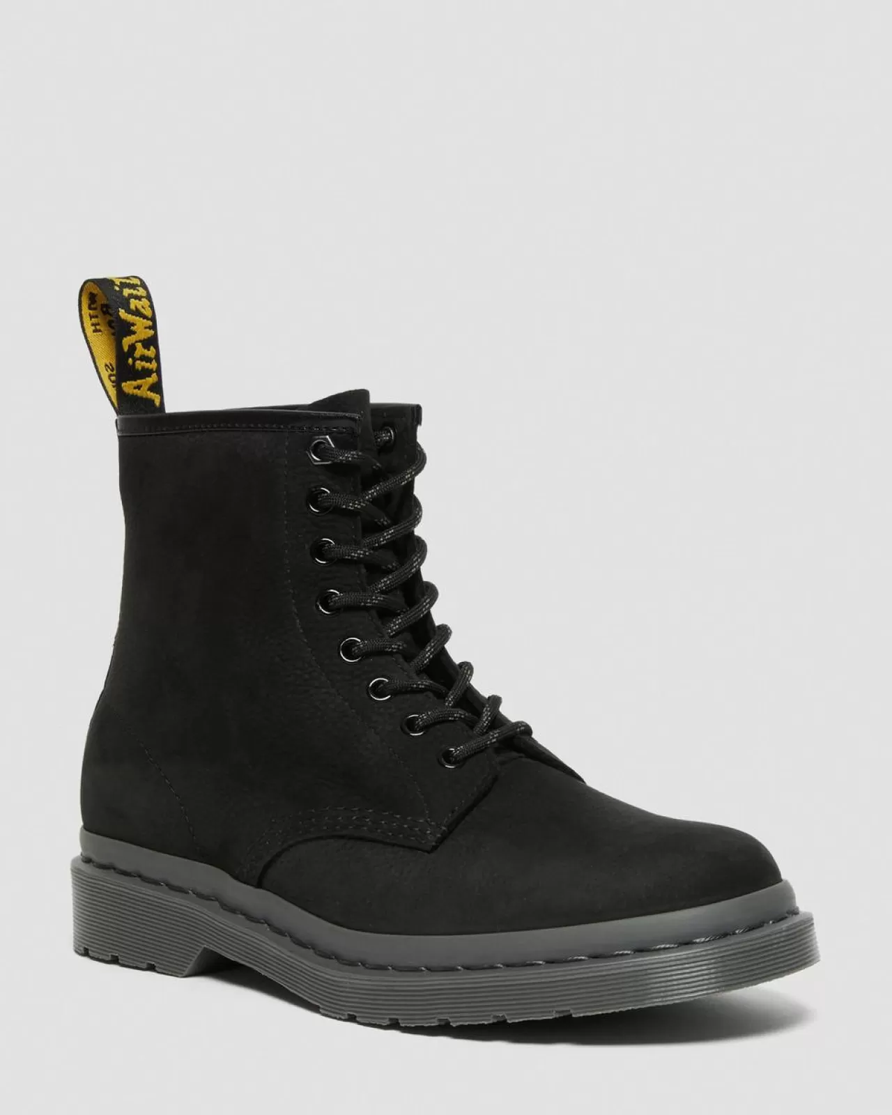 Sale | Originals^Dr. Martens 1460 Mono Milled Nubuck Leather Lace Up Boots Black — Milled Nubuck Wp