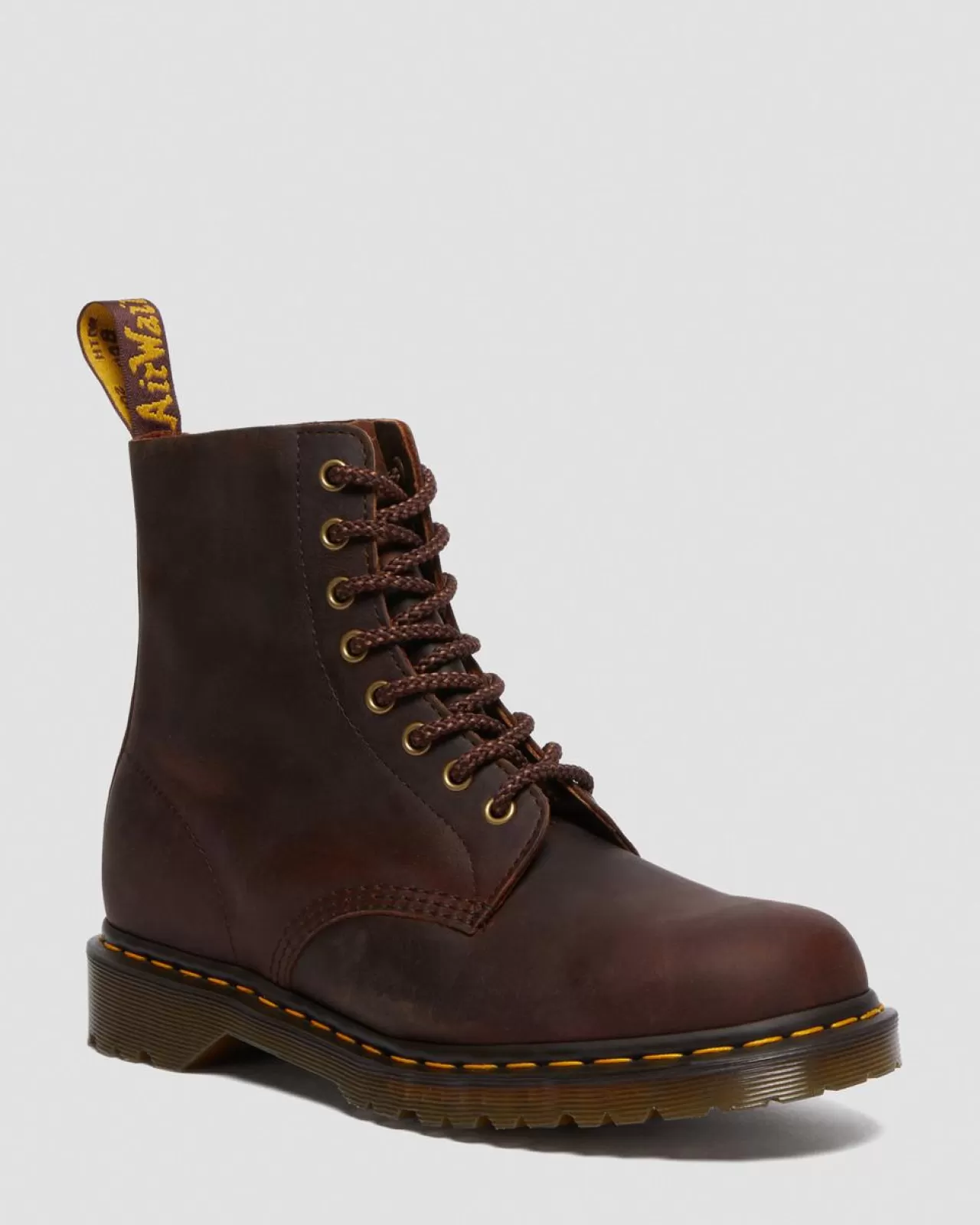 Originals | Ankle Boots^Dr. Martens 1460 Pascal Waxed Full Grain Leather Lace Up Boots Chestnut — Waxed Full Grain