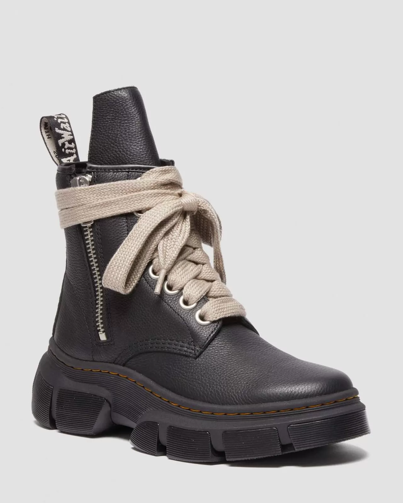 Ankle Boots | Boots^Dr. Martens 1460 Rick Owens DMXL Leather Lace Up Boots Black — Lunar