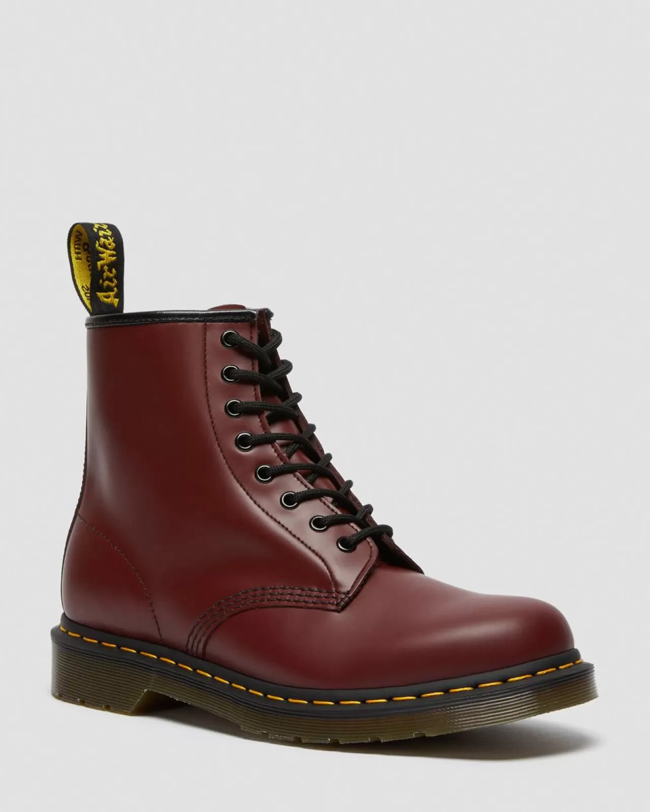 Originals | Bestsellers^Dr. Martens 1460 Smooth Leather Lace Up Boots Cherry Red — Smooth Leather