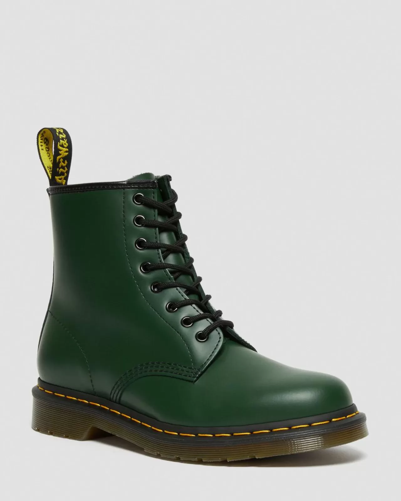 Originals | Ankle Boots^Dr. Martens 1460 Smooth Leather Lace Up Boots Green — Smooth Leather