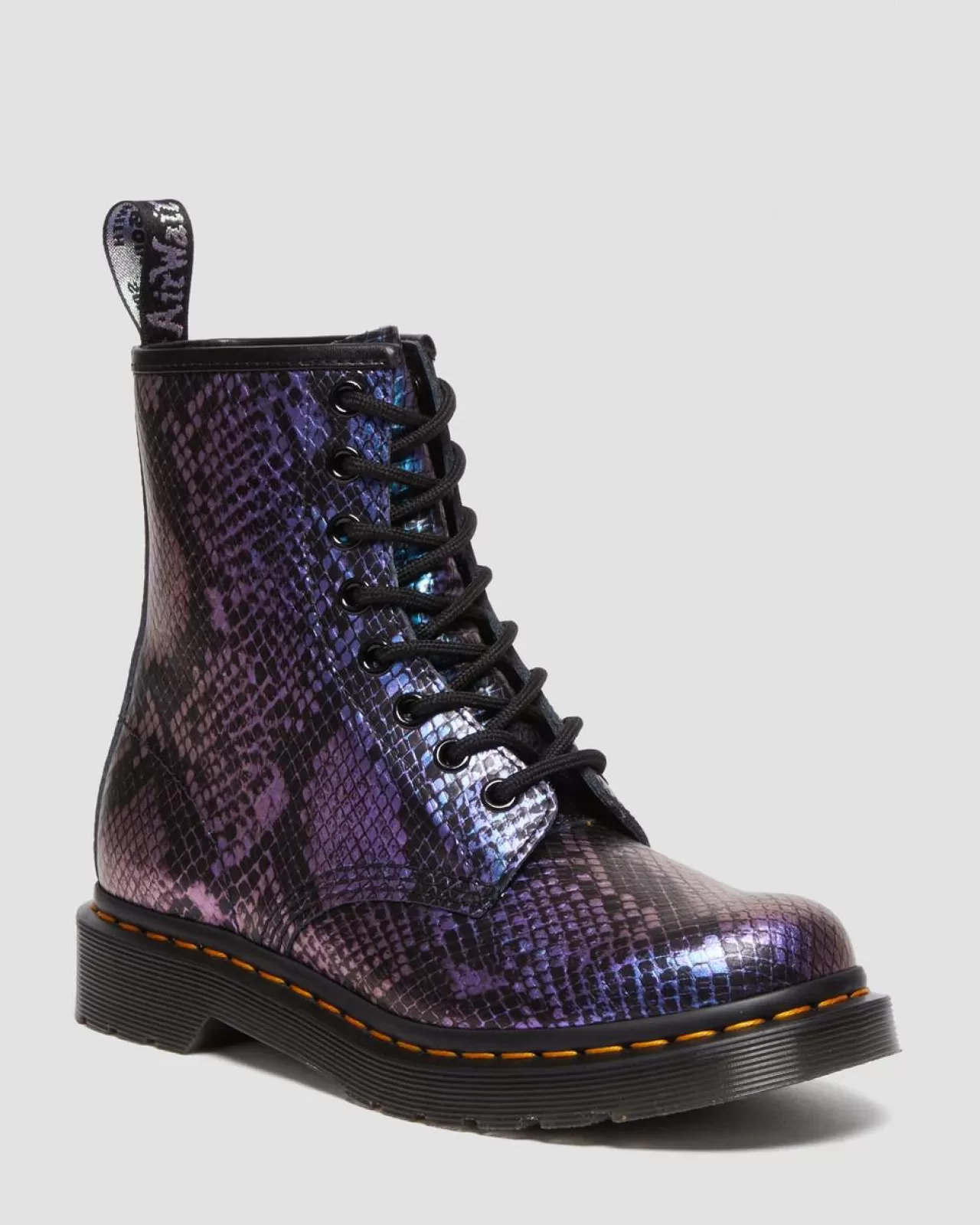 Sale | Originals^Dr. Martens 1460 Snake Print Emboss Leather Lace Up Boots BLACK+MULTI — Viper Croc Emboss