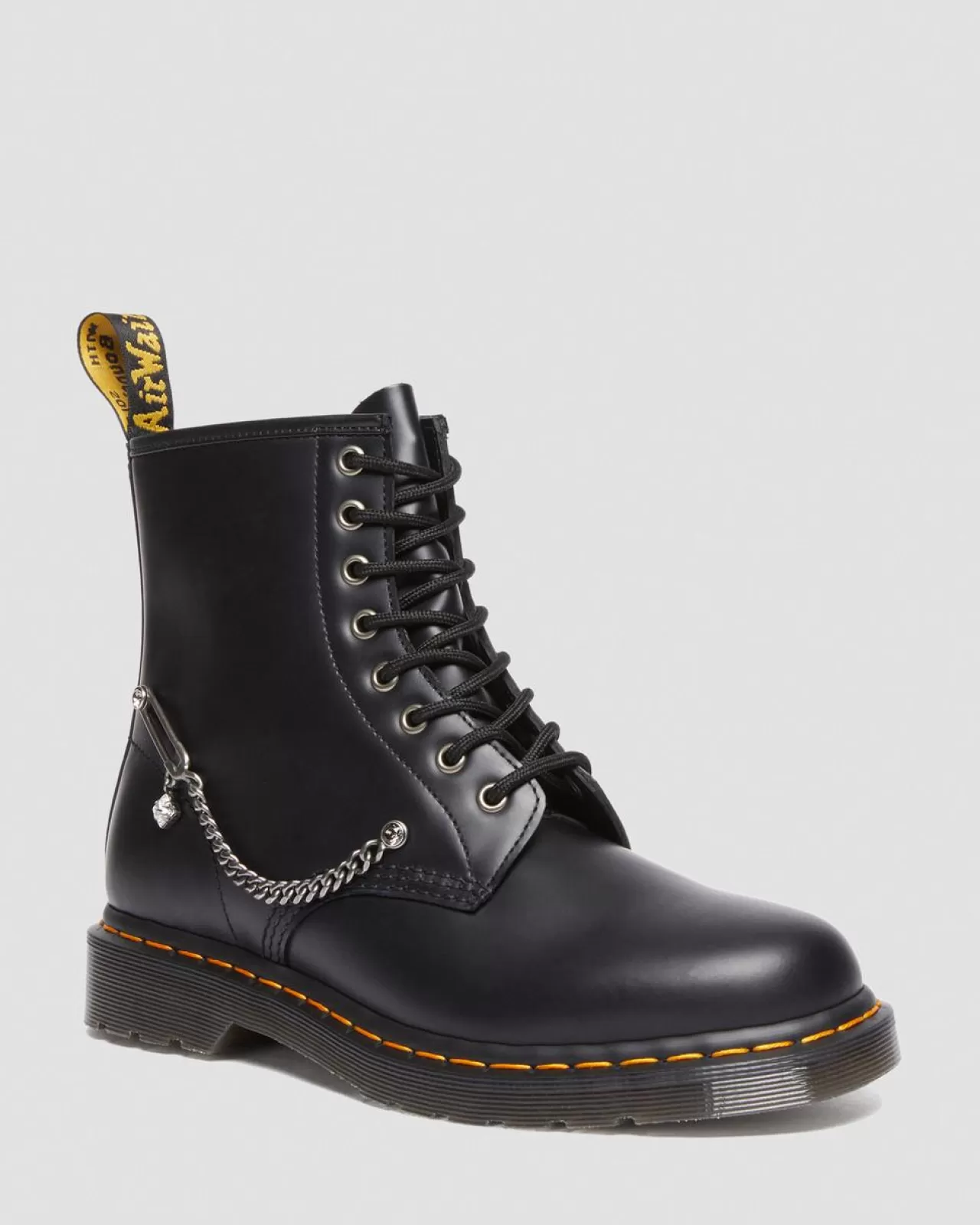 Sale | Sale^Dr. Martens 1460 Swarovski Leather Lace Up Boots Black — Smooth Leather