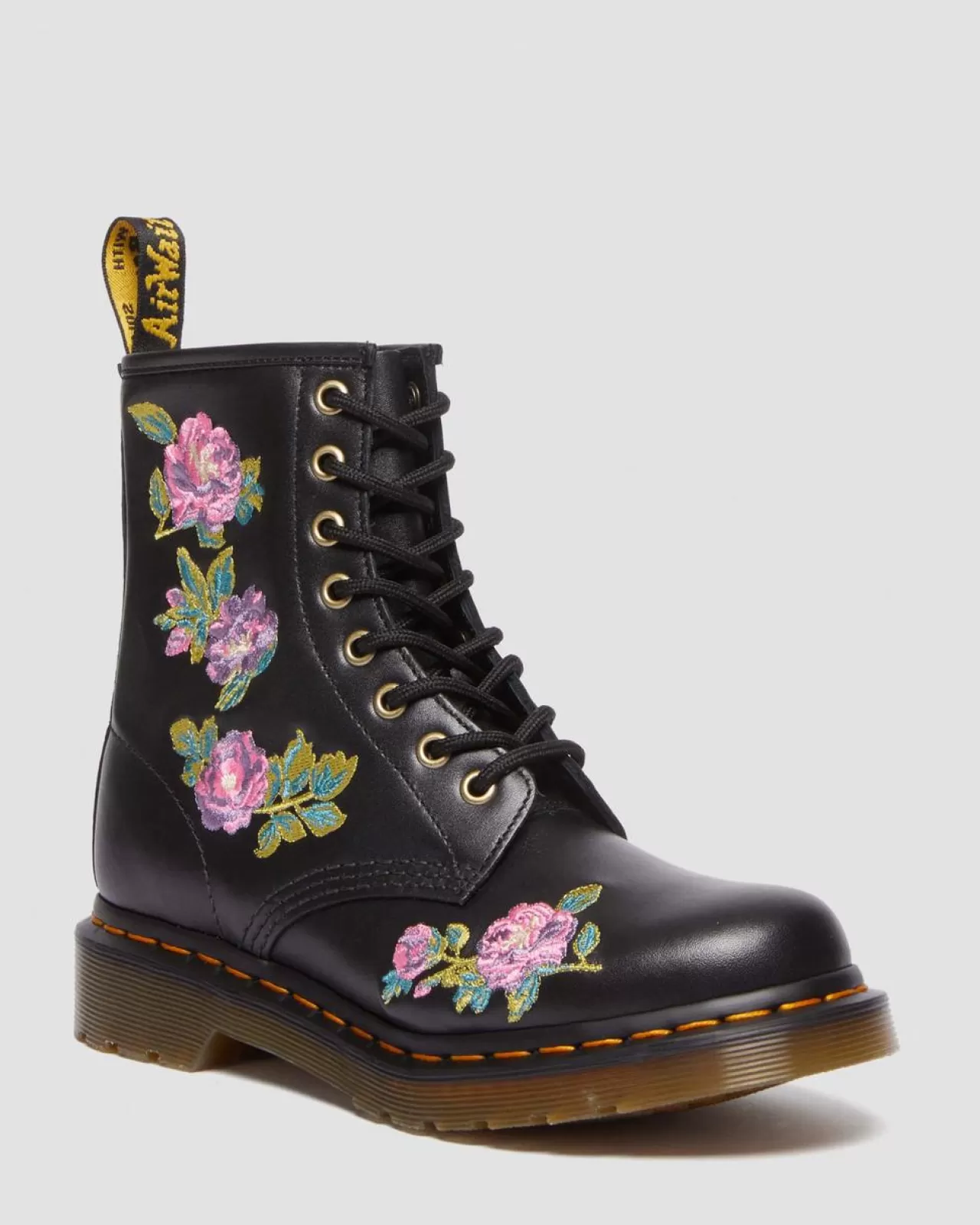 Originals | Ankle Boots^Dr. Martens 1460 Vonda II Women's Embroidered Floral Boots Nappa Lux