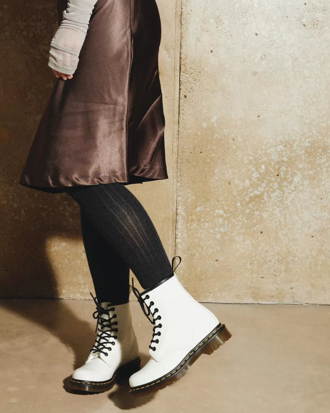 Sale | Originals^Dr. Martens 1460 Women's Smooth Leather Lace Up Boots White — Smooth Leather