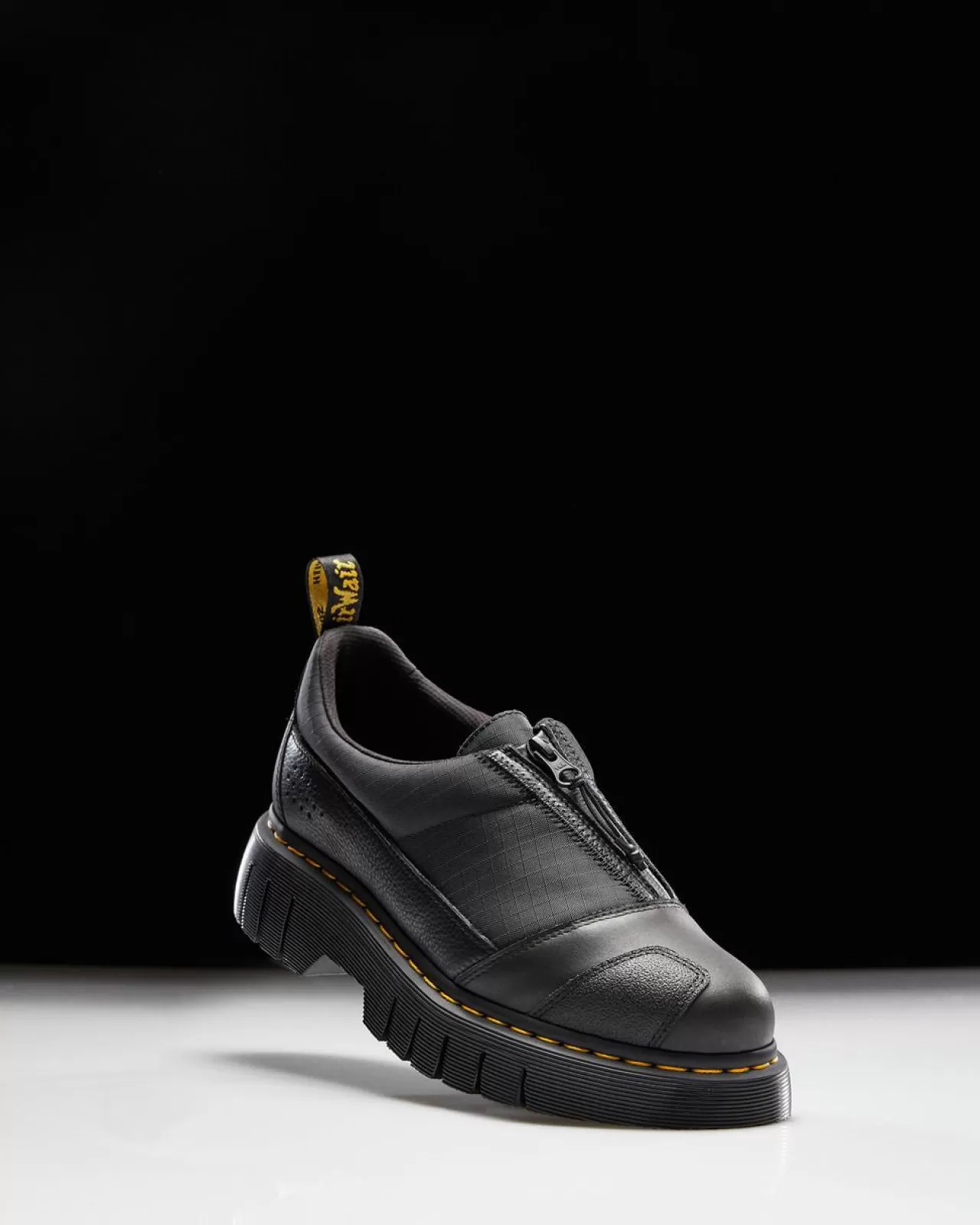 Originals | Platforms^Dr. Martens 1461 Beta Clubwedge Platform Oxford Shoes Black — Lunar+Sorento+Hub Ripstop