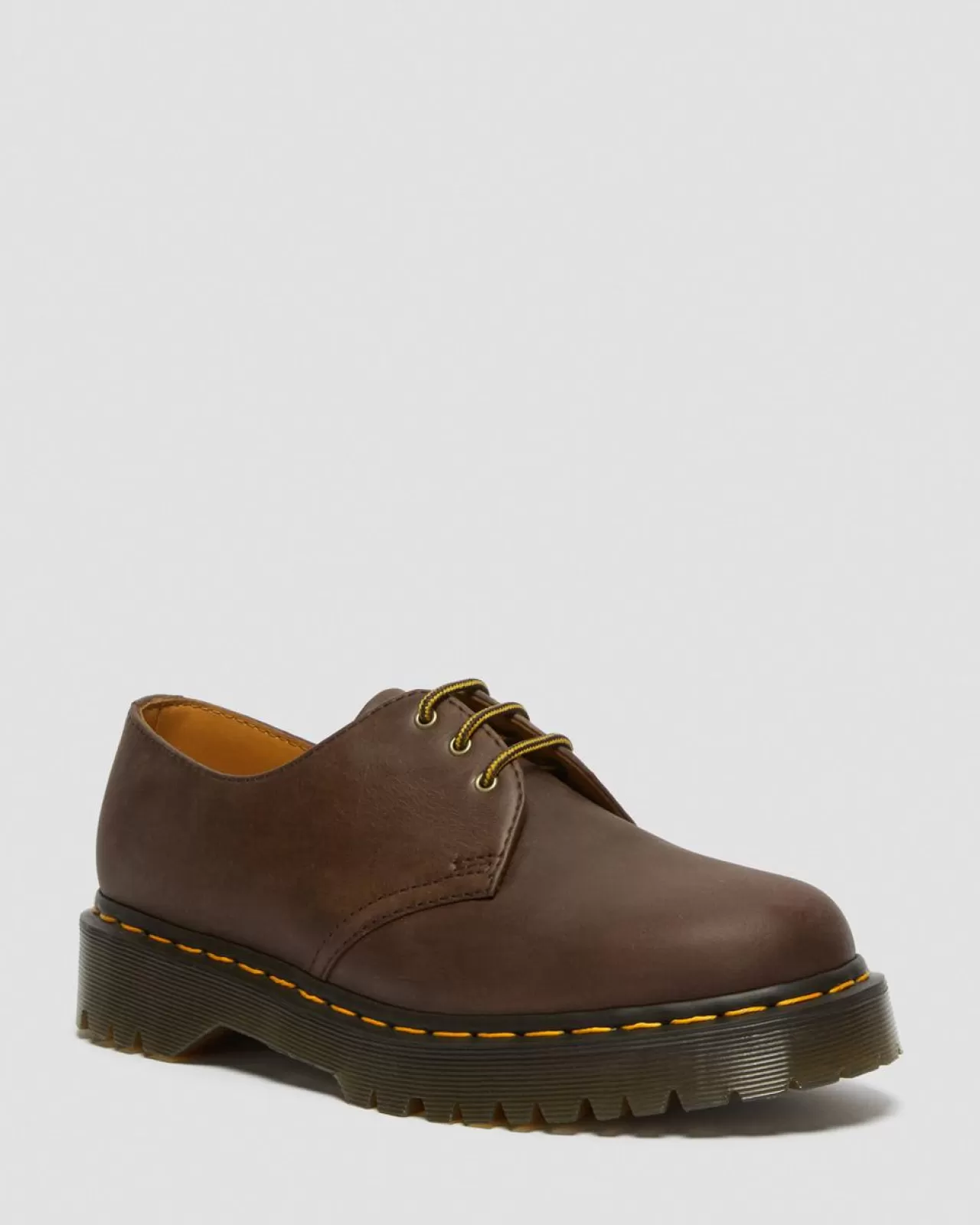 Platform Shoes | Oxfords^Dr. Martens 1461 Bex Crazy Horse Leather Oxford Shoes Dark Brown — Crazy Horse