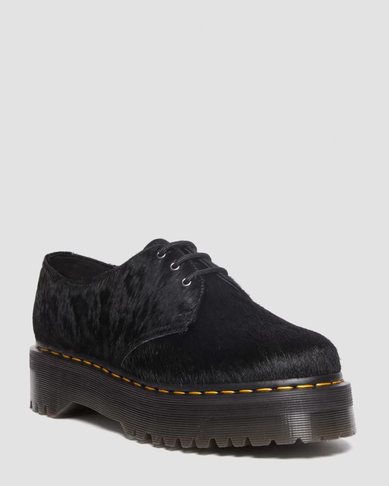 Sale | Originals^Dr. Martens 1461 Hair-On Platform Shoes BLACK HAIR ON — Hair On