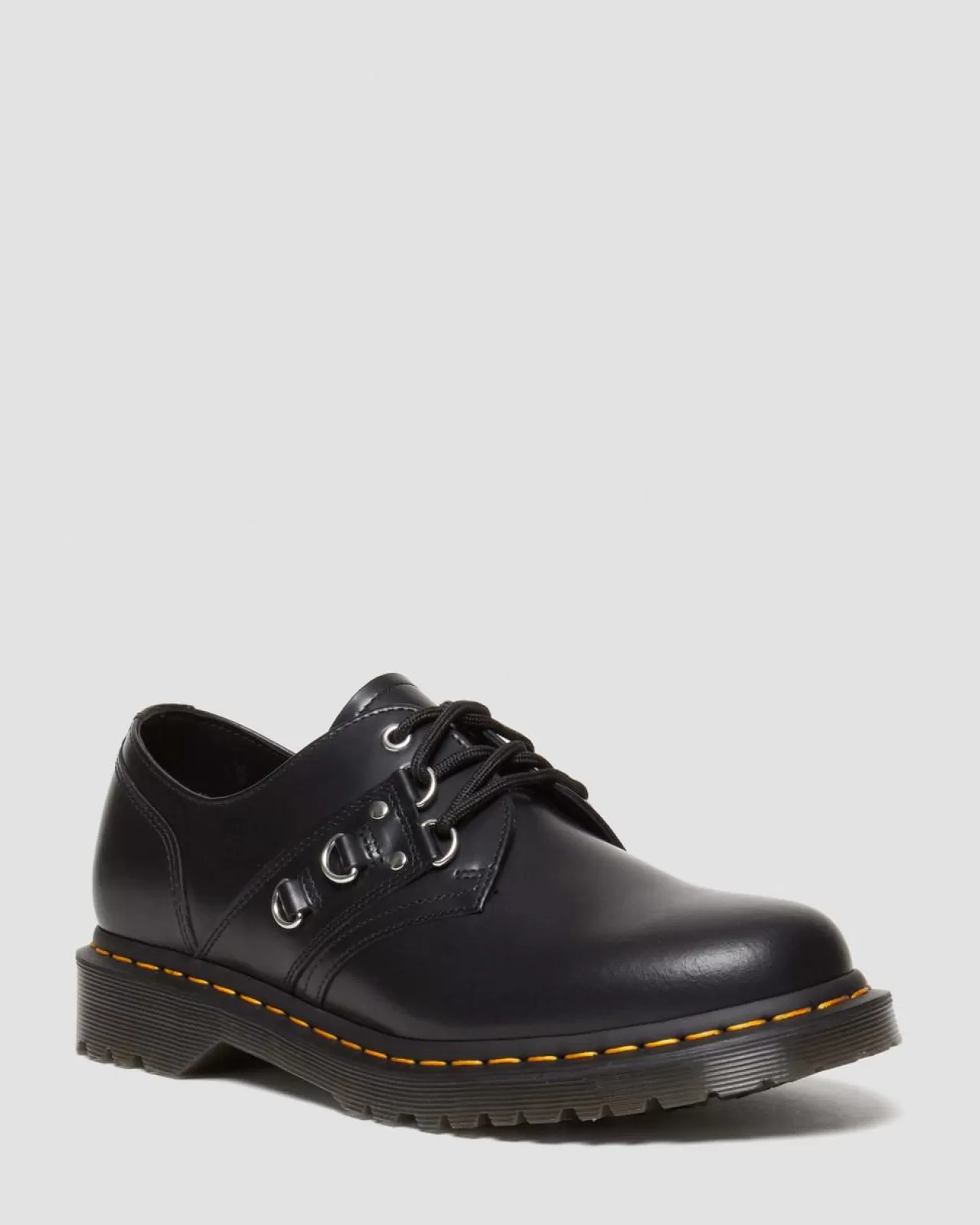 Originals | Shoes^Dr. Martens 1461 Hardware Polished Smooth Leather Oxford Shoes Black — Polished Smooth