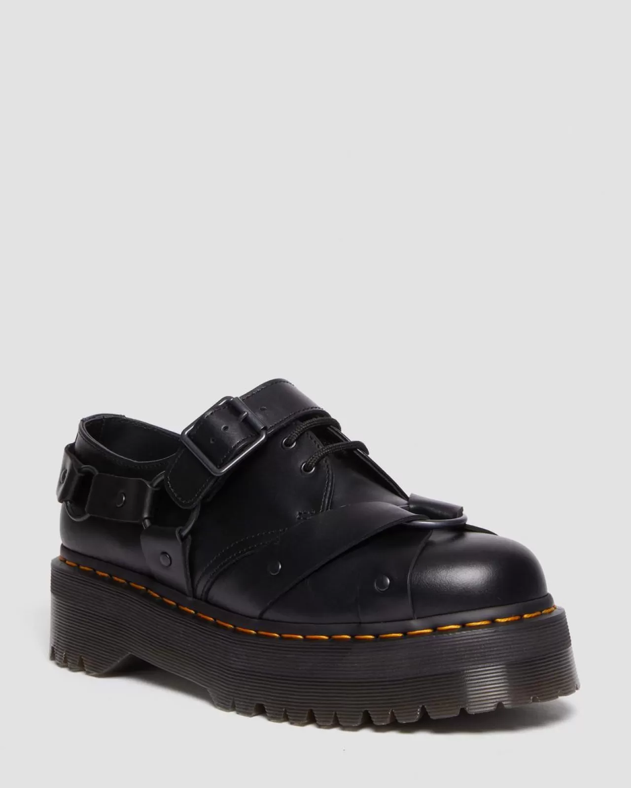 Sale | Originals^Dr. Martens 1461 Harness Leather Platform Shoes Black — Paris