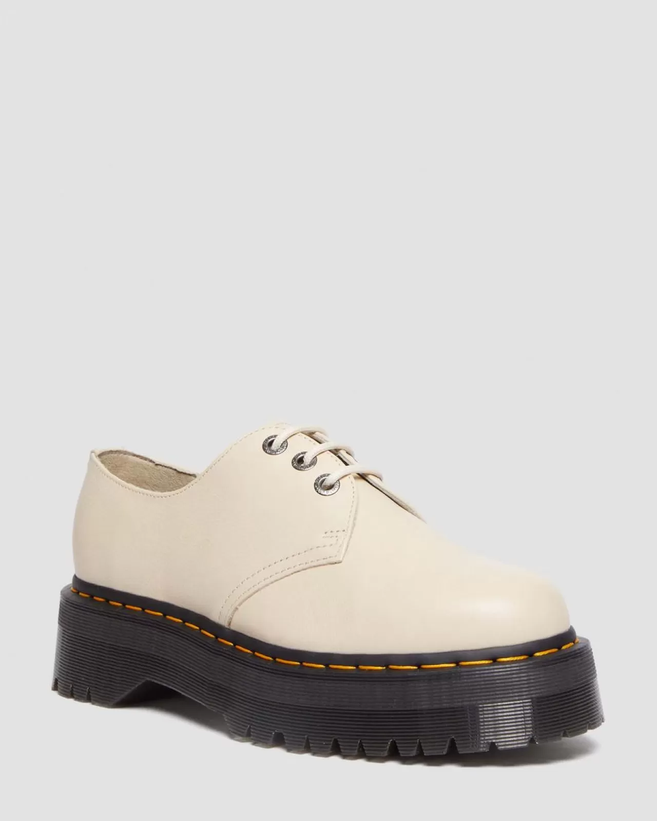 Sale | Originals^Dr. Martens 1461 II Pisa Leather Platform Shoes Parchment Beige — Pisa