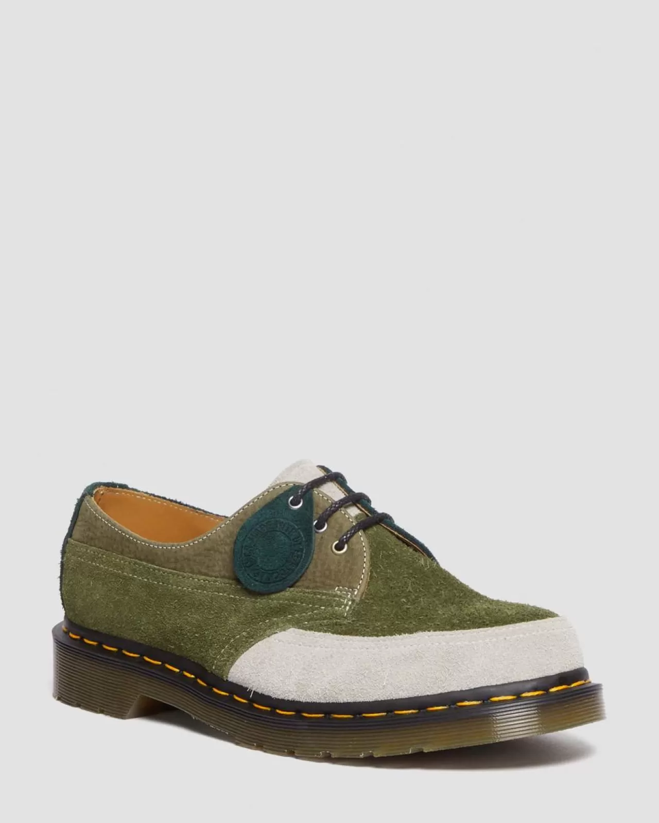 Originals | Oxfords^Dr. Martens 1461 Made in England Deadstock Leather Oxford Shoes MULTI — Quilon + Suede