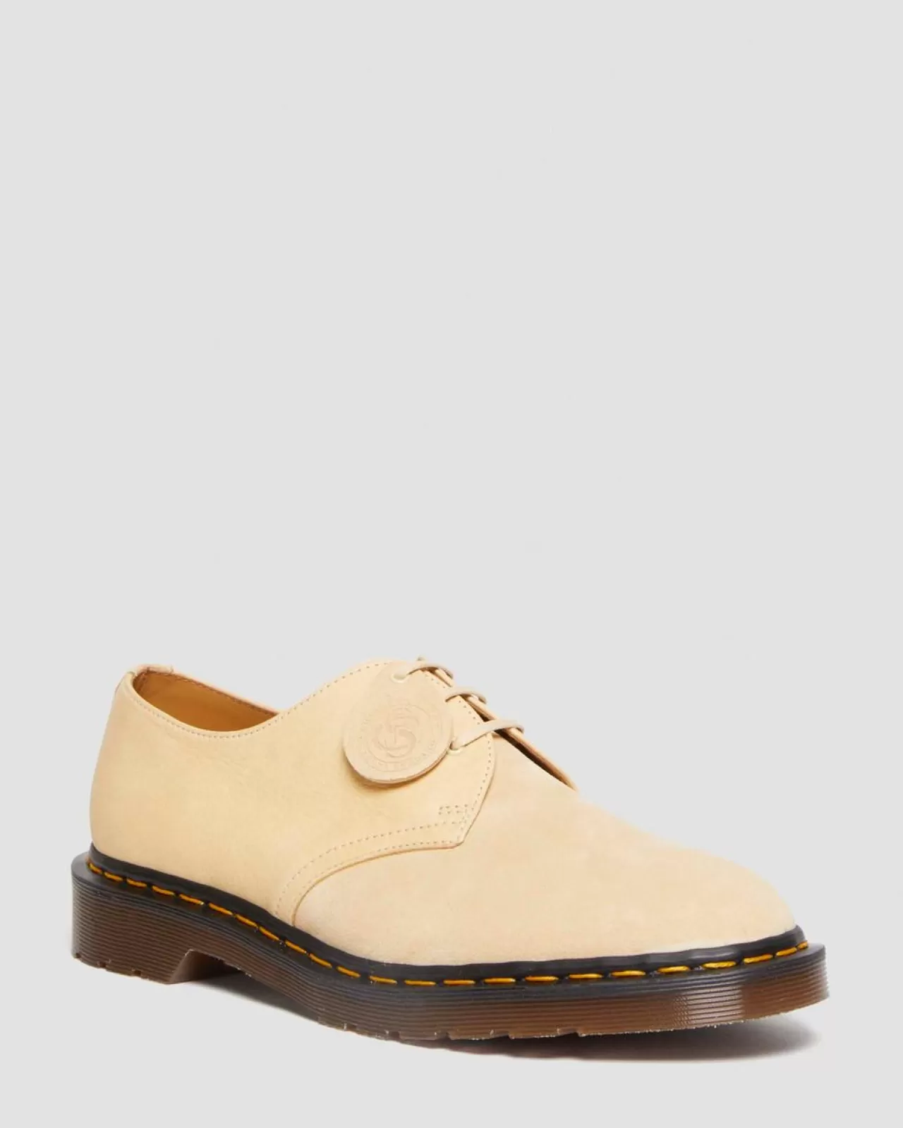Sale | Originals^Dr. Martens 1461 Made in England Suede Oxford Shoes Mustard — Reverse Grain Suede