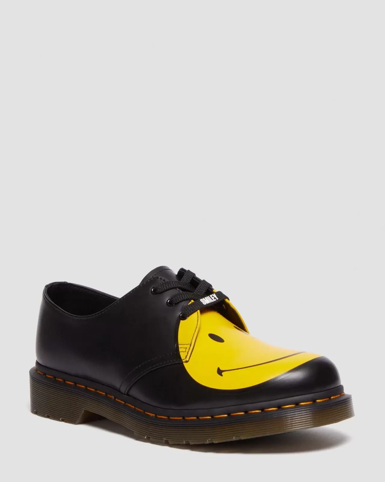 Originals | Oxfords^Dr. Martens 1461 Smiley® Smooth Leather Oxford Shoes Black — Smooth Leather