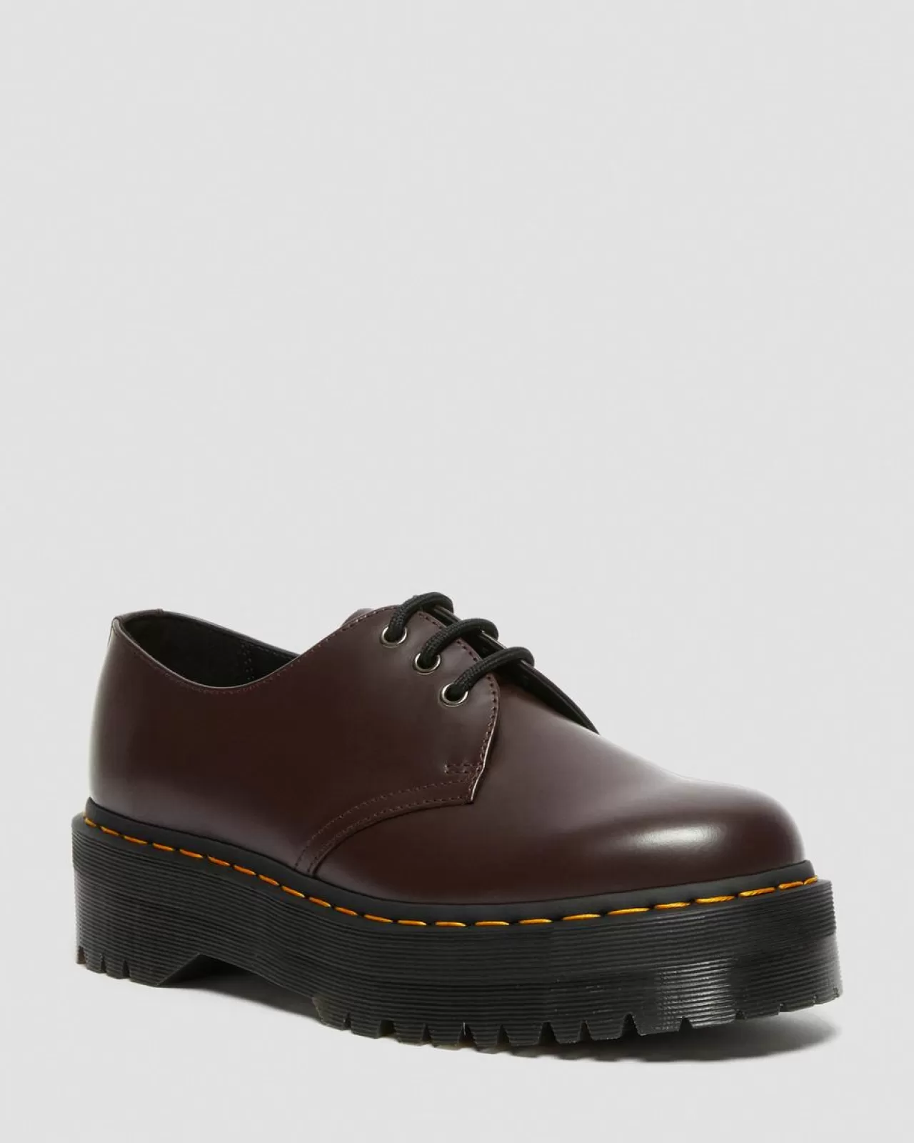 Sale | Originals^Dr. Martens 1461 Smooth Leather Platform Shoes Burgundy — Smooth Leather