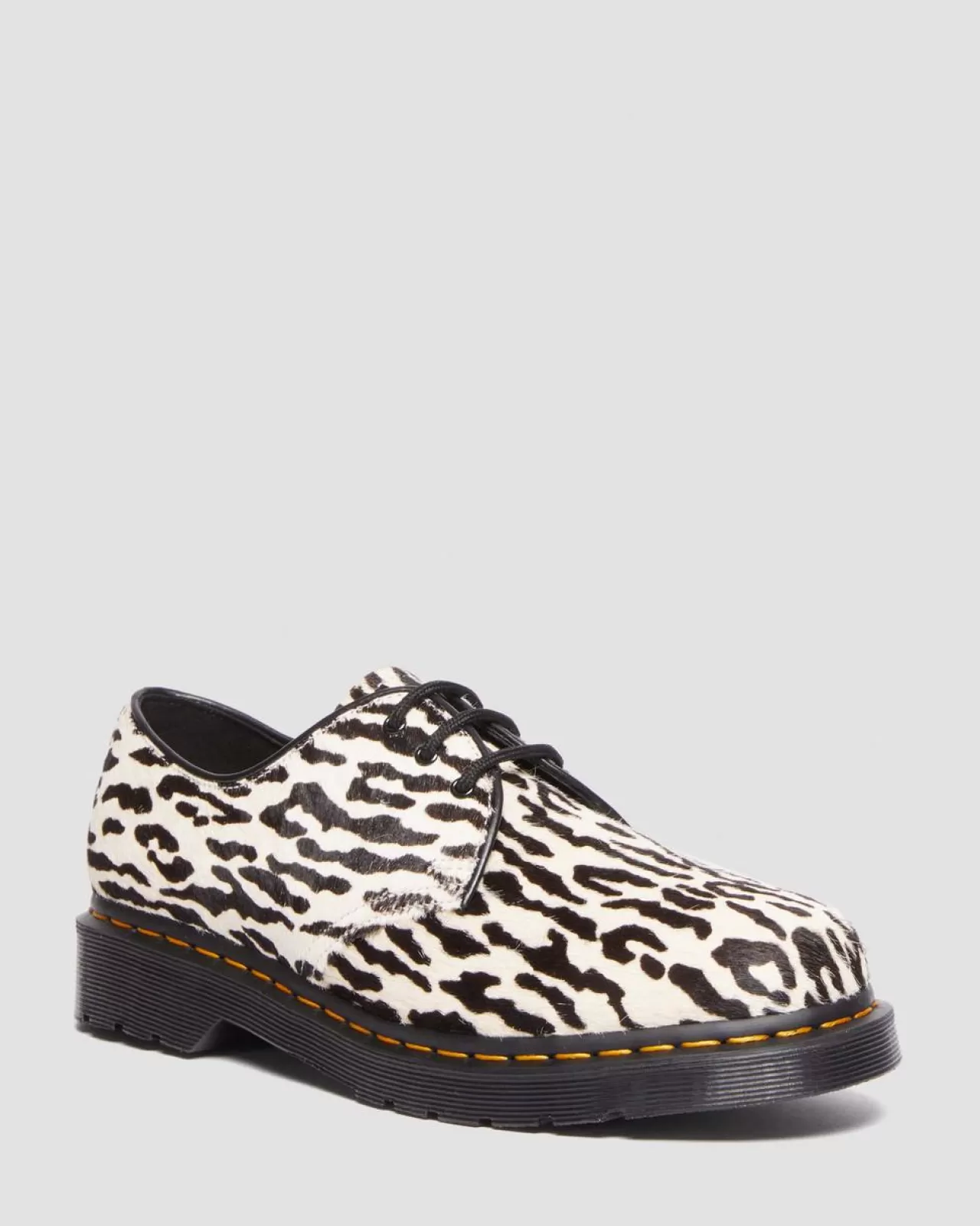 Sale | Originals^Dr. Martens 1461 Wacko Maria Hair-On Oxford Shoes Black+White — Hair On