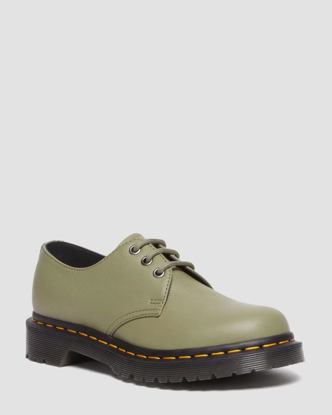 Originals | Shoes^Dr. Martens 1461 Women's Virginia Leather Oxford Shoes Muted Olive — Virginia