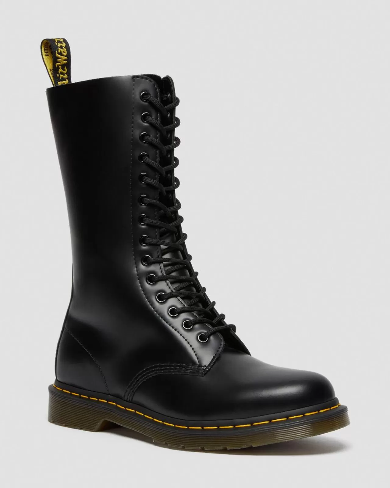 Originals | Boots^Dr. Martens 1914 Smooth Leather Tall Boots Black — Smooth Leather