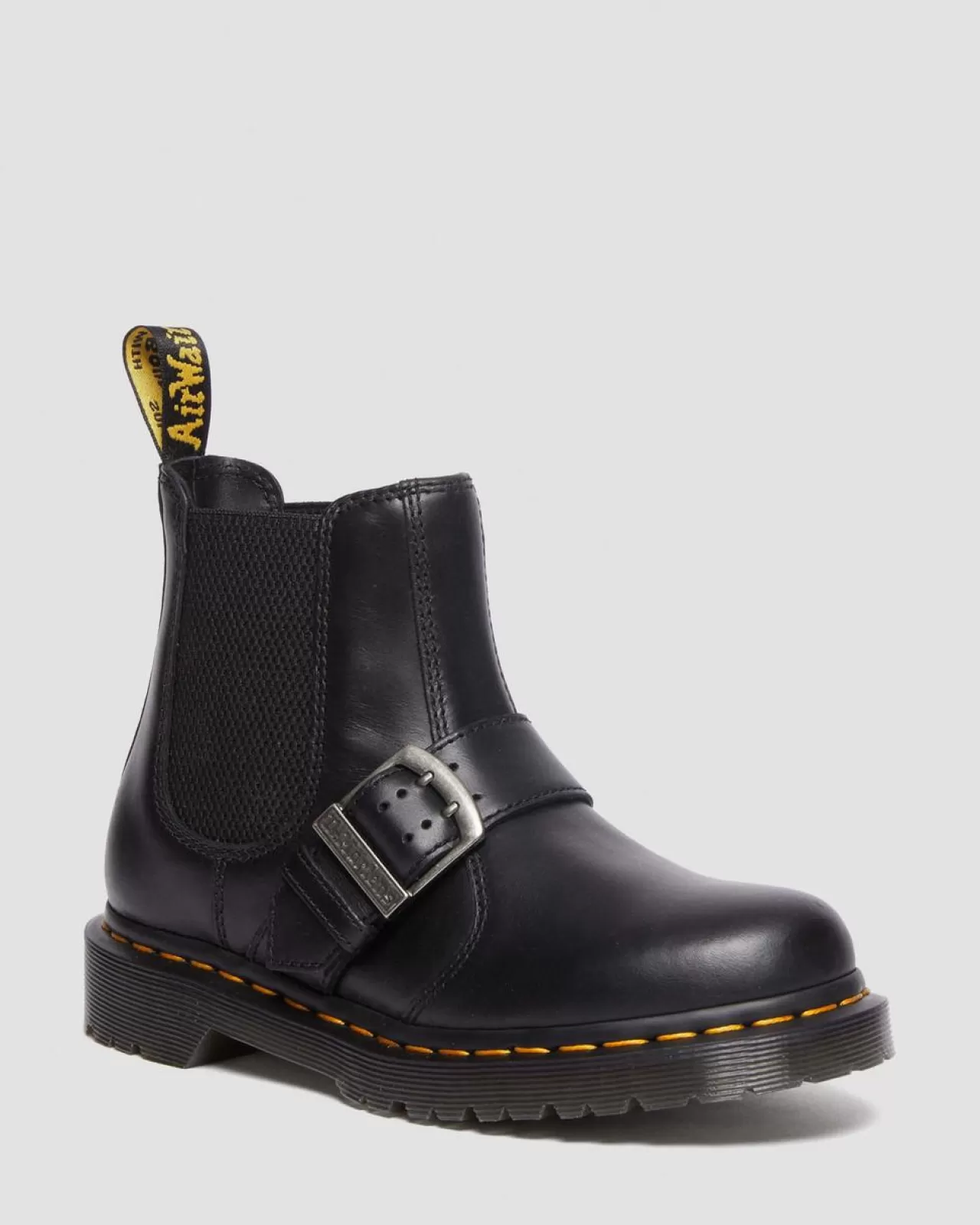 Sale | Originals^Dr. Martens 2976 Buckle Pull Up Leather Chelsea Boots BLACK — Pull Up