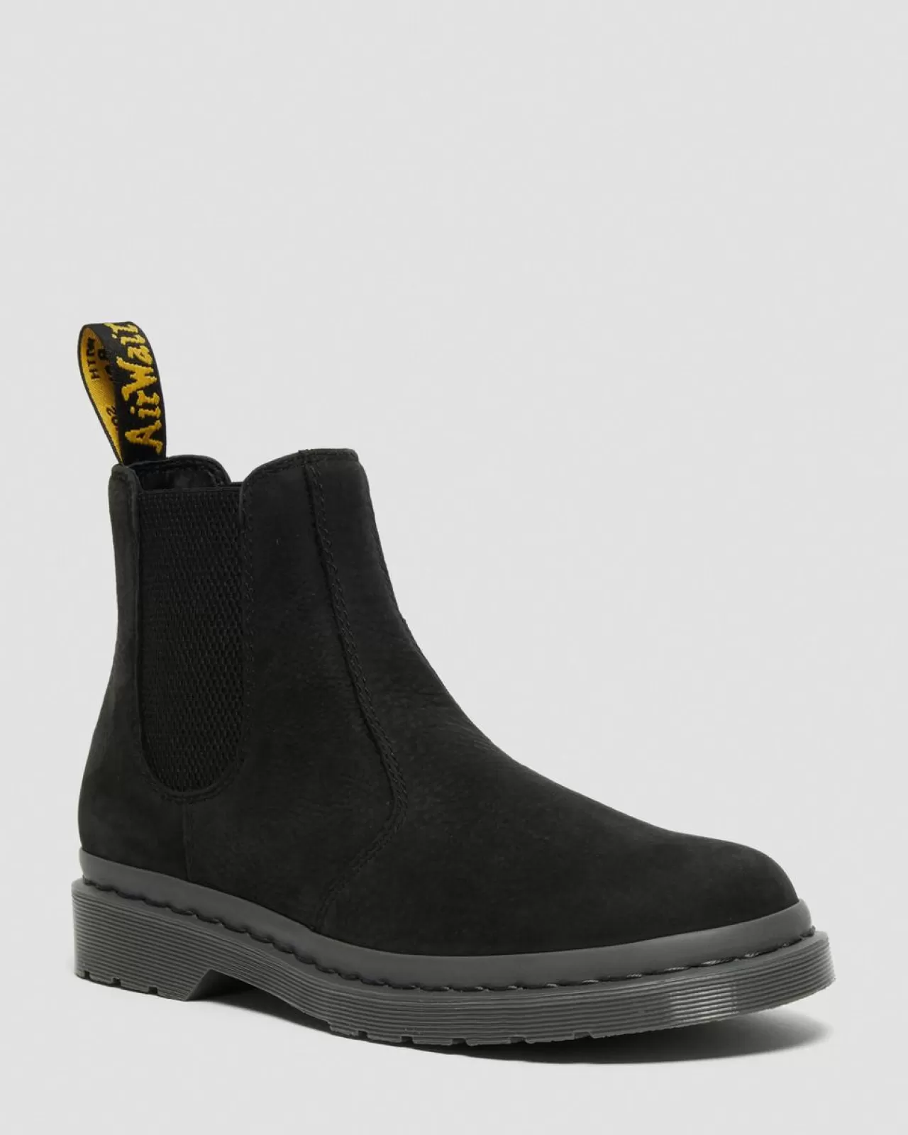 Sale | Originals^Dr. Martens 2976 Mono Milled Nubuck Leather Chelsea Boots Black — Milled Nubuck Wp