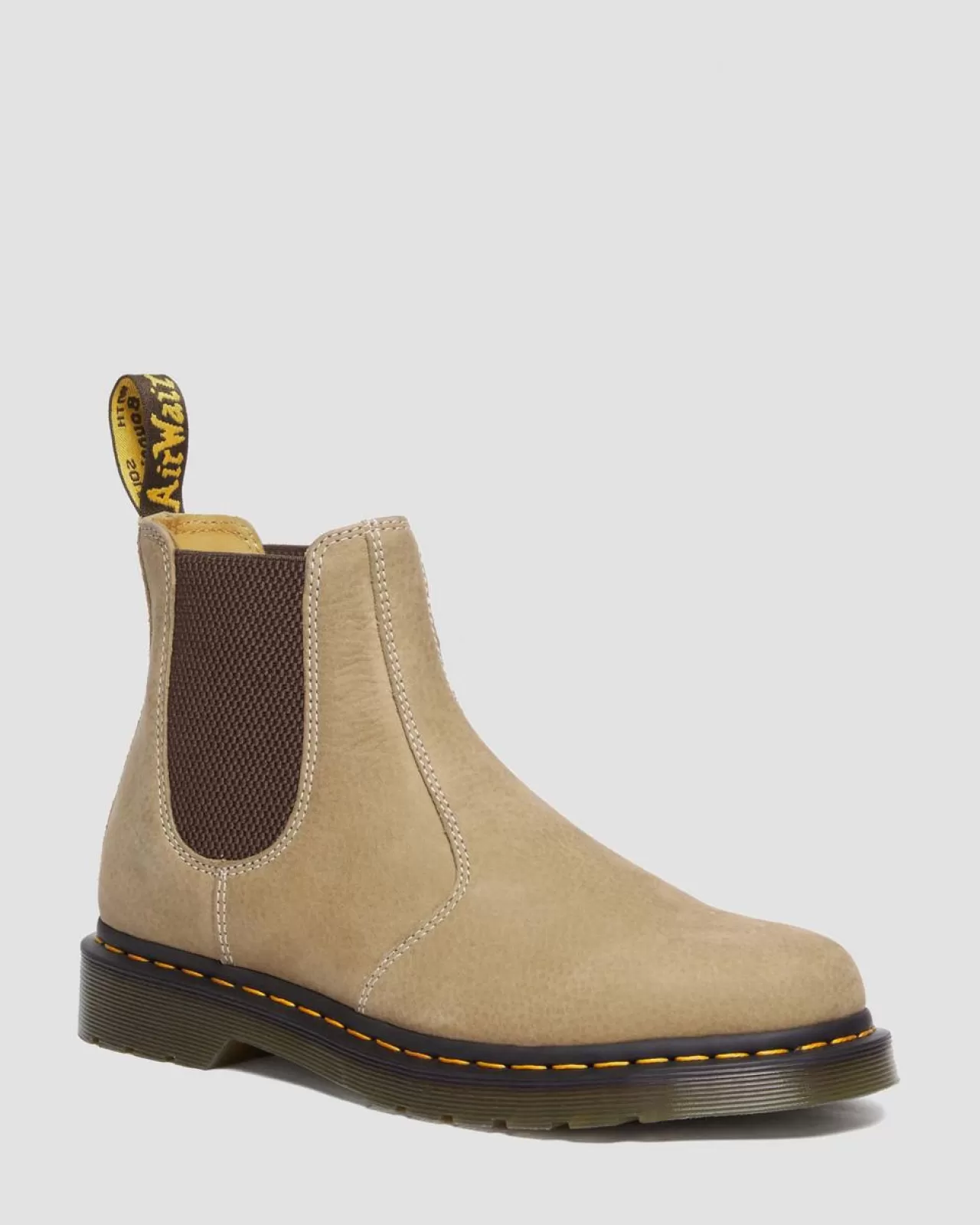 Originals | Boots^Dr. Martens 2976 Tumbled Nubuck Leather Chelsea Boots Savannah Tan — Tumbled Nubuck