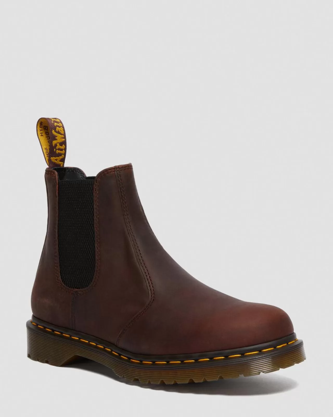 Originals | Chelsea Boots^Dr. Martens 2976 Waxed Full Grain Leather Chelsea Boots Chestnut — Waxed Full Grain