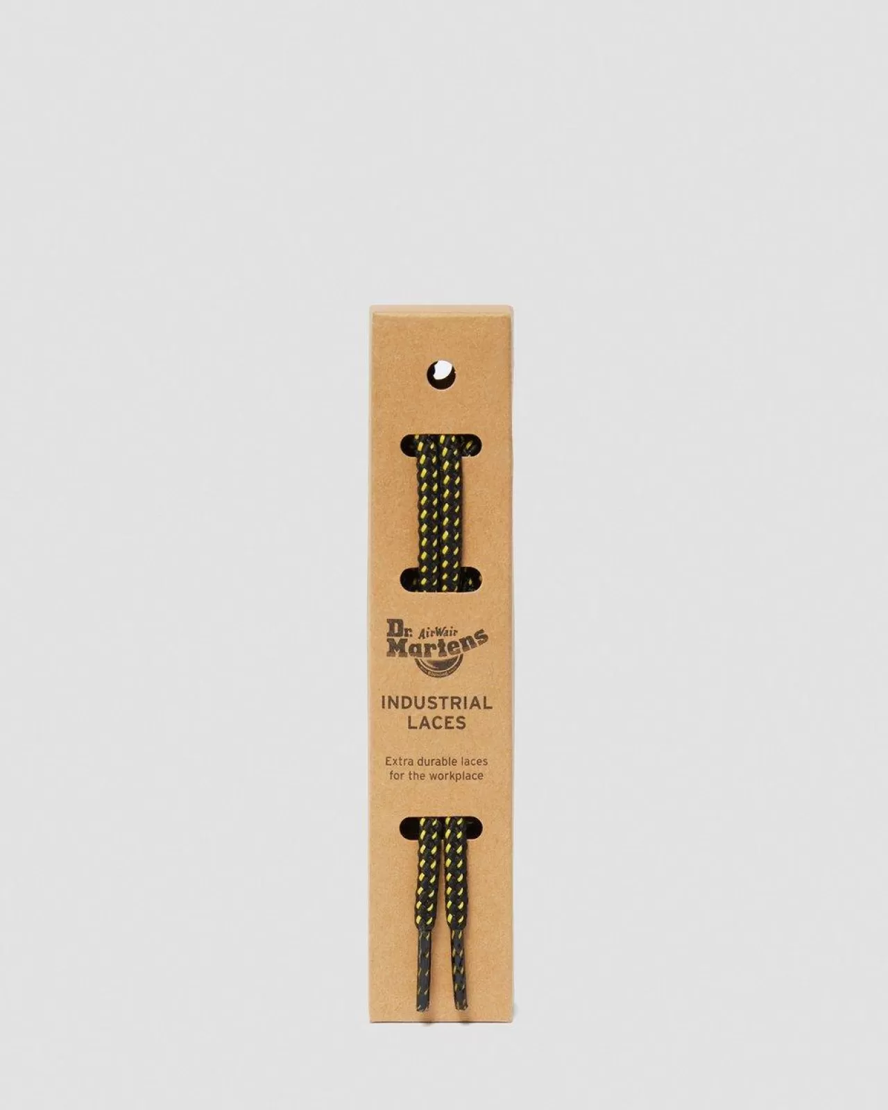 Laces | Accessories^Dr. Martens 36 Inch Flat Shoe Laces (4-5 Eye) Black+Yellow — Cotton