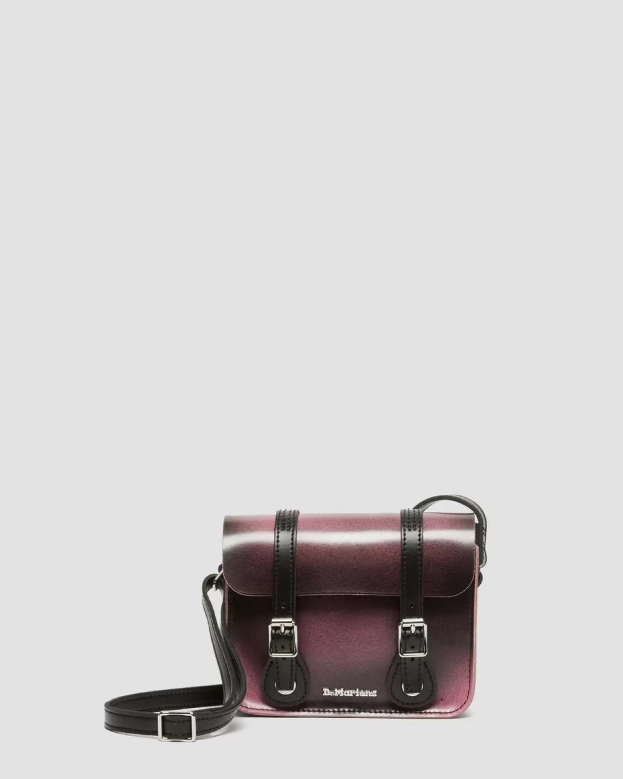 Accessories | Bags^Dr. Martens 7 Inch Distressed Leather Crossbody Bag Black+Fondant Pink — Two Tone Rub Off+Kiev