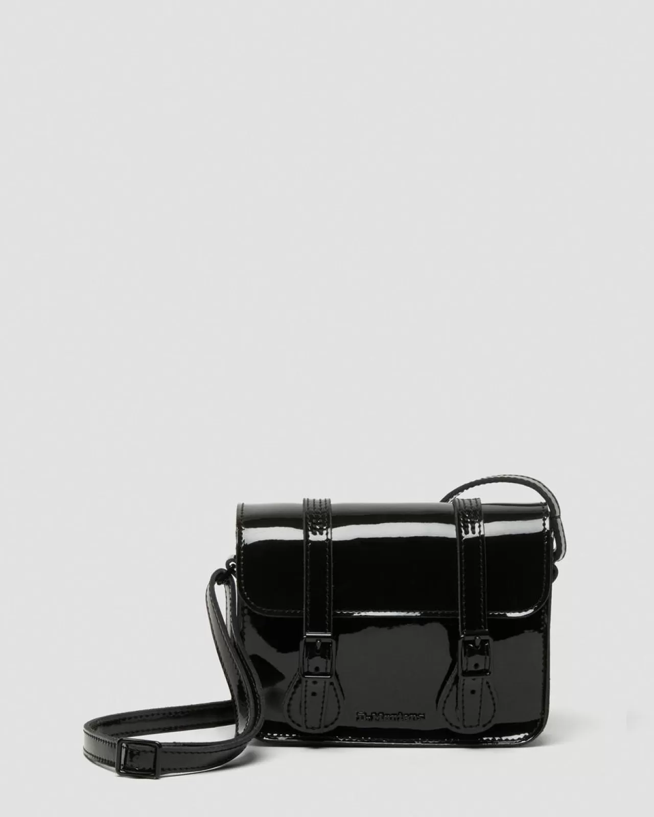 Accessories | Bags^Dr. Martens 7 inch Patent Leather Crossbody Bag Black — Patent Leather