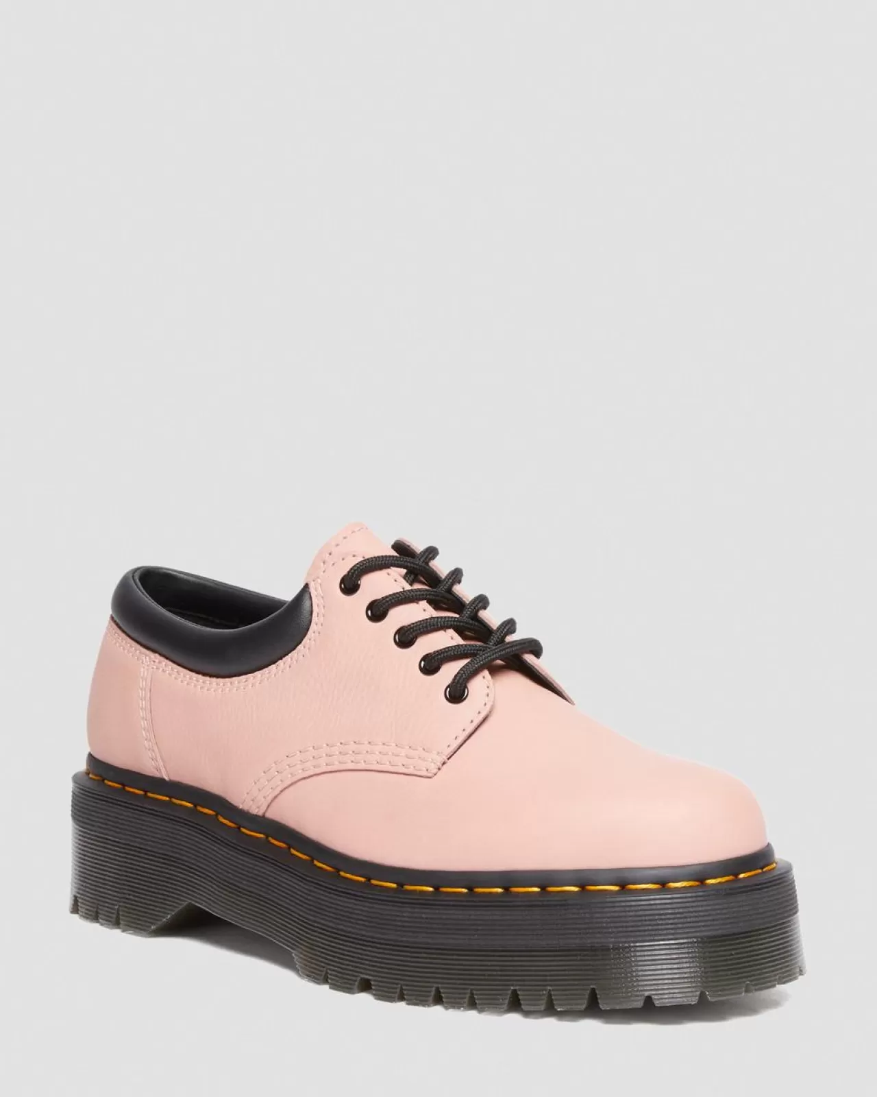 Sale | Platform Shoes^Dr. Martens 8053 Pisa Leather Platform Casual Shoes Peach Beige — Pisa