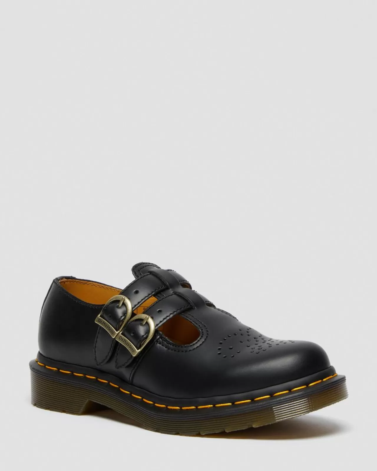 Originals | Bestsellers^Dr. Martens 8065 Smooth Leather Mary Jane Shoes Black — Smooth Leather