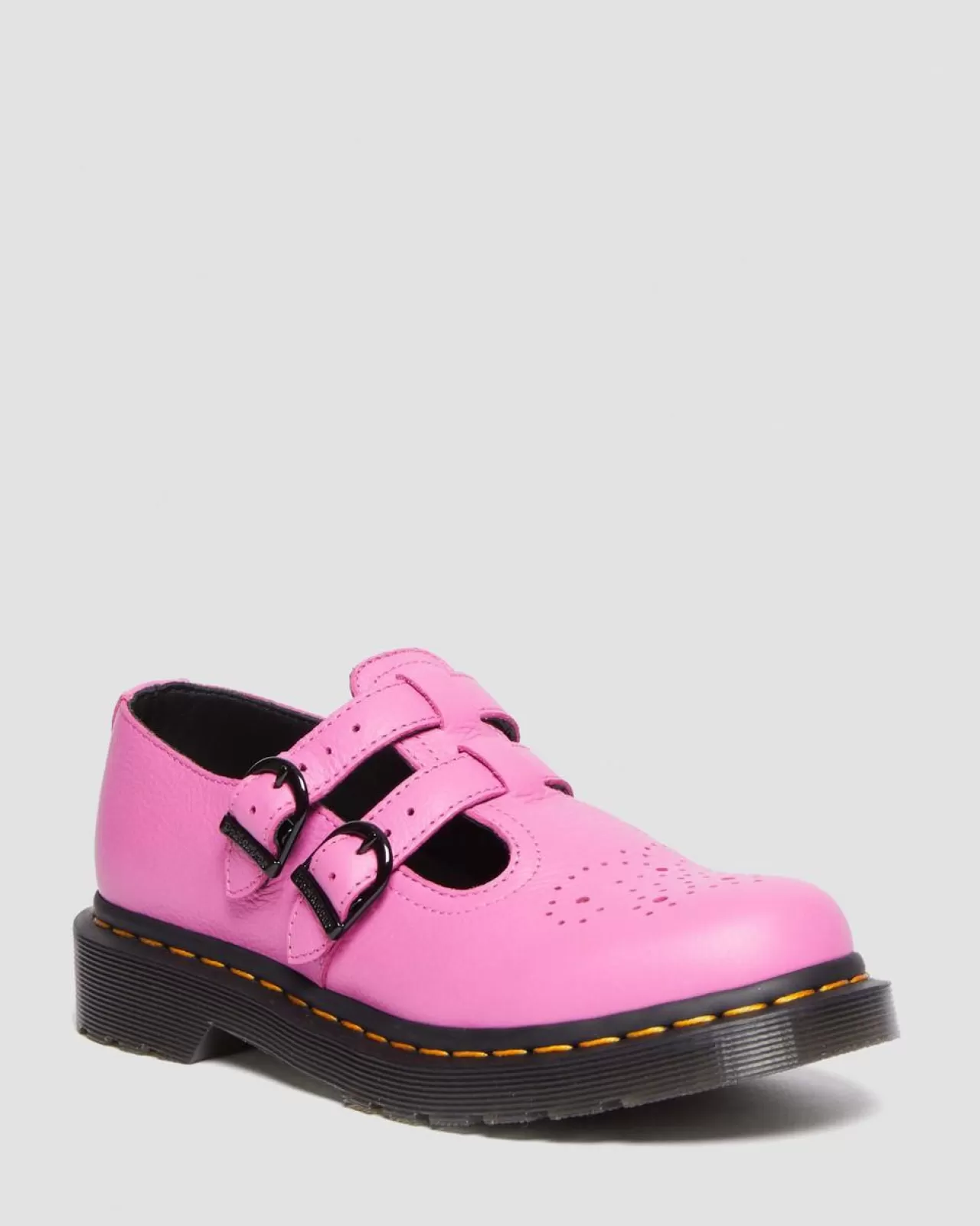 Sale | Originals^Dr. Martens 8065 Virginia Leather Mary Jane Shoes THRIFT PINK — Virginia