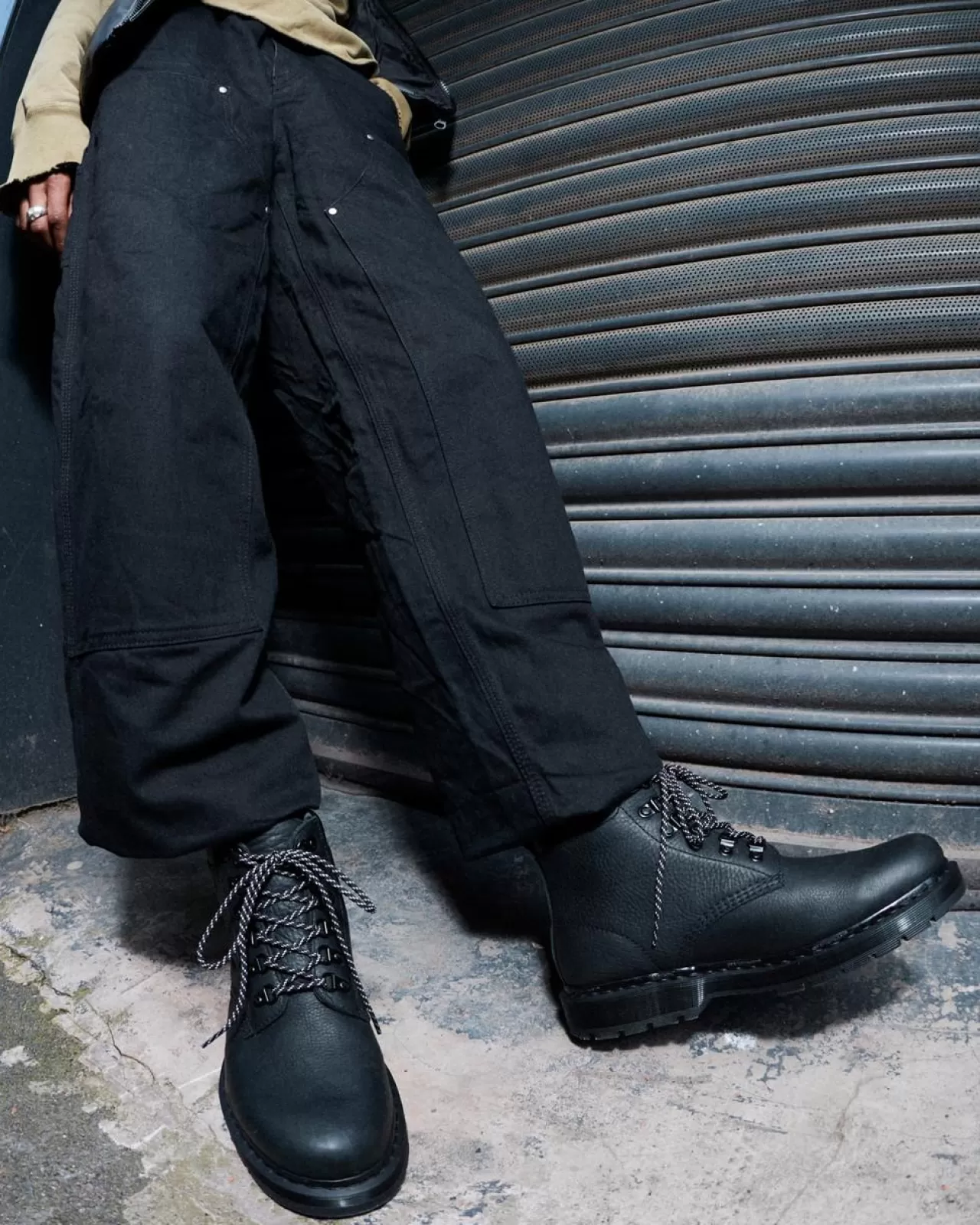 Sale | Originals^Dr. Martens 939 Trinity Waterproof Leather Lace Up Boots BLACK