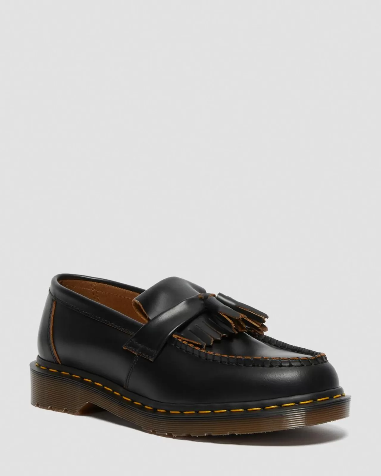 Originals | Shoes^Dr. Martens Adrian Made in England Quilon Leather Tassel Loafers Black — Quilon