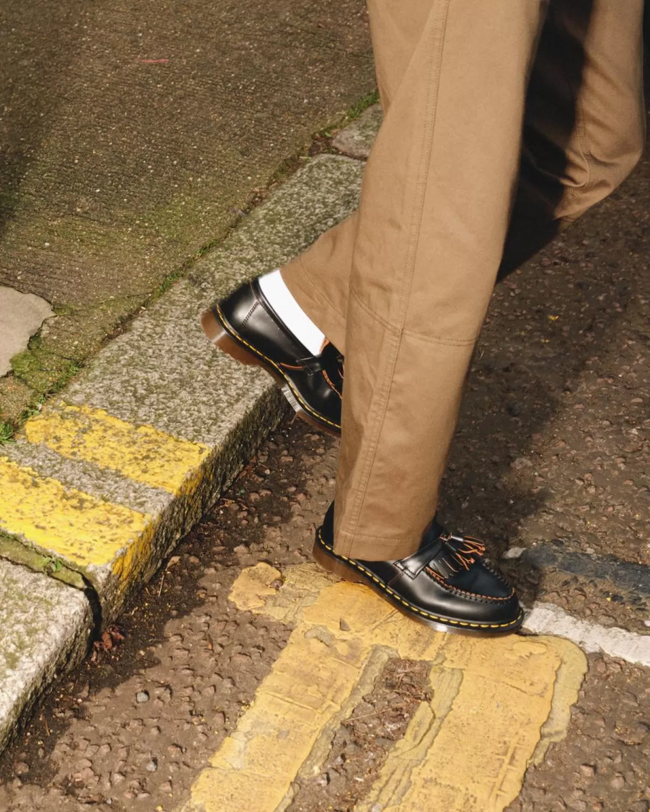 Originals | Shoes^Dr. Martens Adrian Made in England Quilon Leather Tassel Loafers Black — Quilon