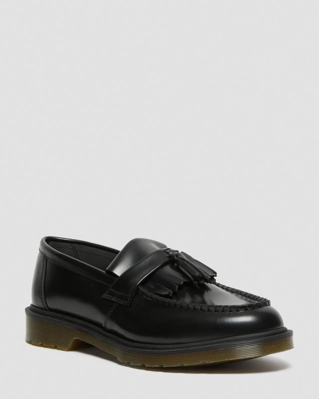 Originals | Bestsellers^Dr. Martens Adrian Smooth Leather Tassel Loafers Black — Polished Smooth