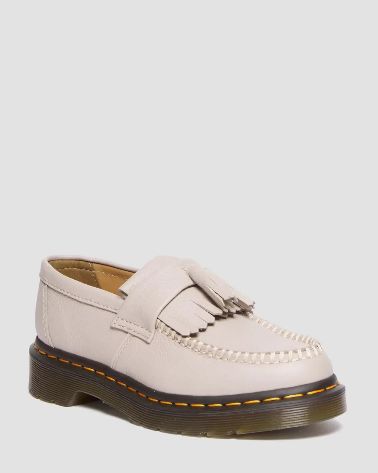 Sale | Originals^Dr. Martens Adrian Women's Virginia Leather Tassel Loafers VINTAGE TAUPE — Virginia