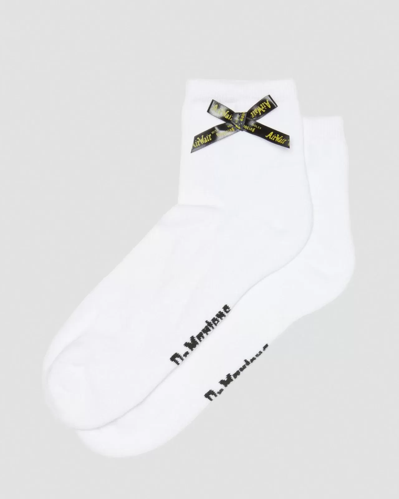 Socks | Accessories^Dr. Martens Ankle Bow Organic Cotton Blend Socks White — Cotton Blend