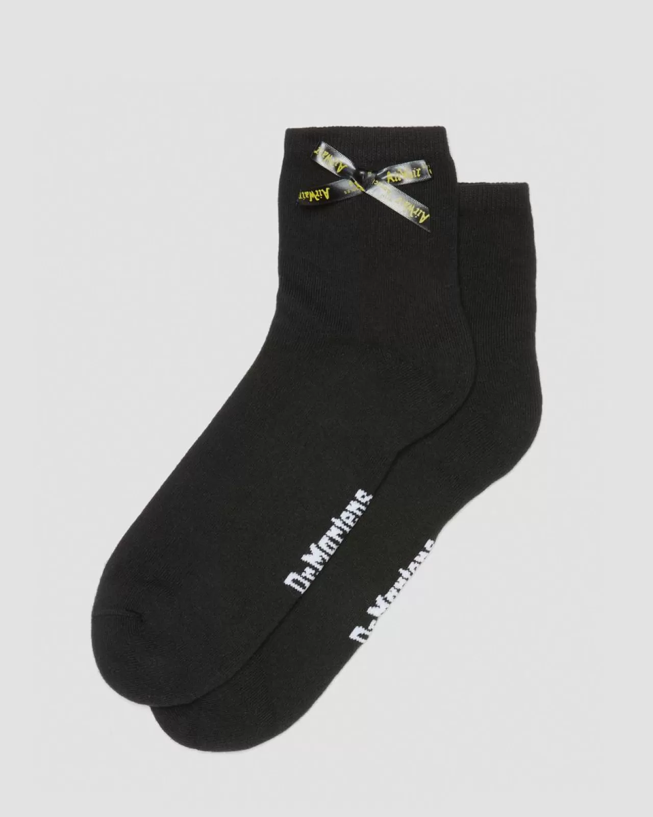 Socks | Accessories^Dr. Martens Ankle Bow Organic Cotton Blend Socks Black — Cotton Blend